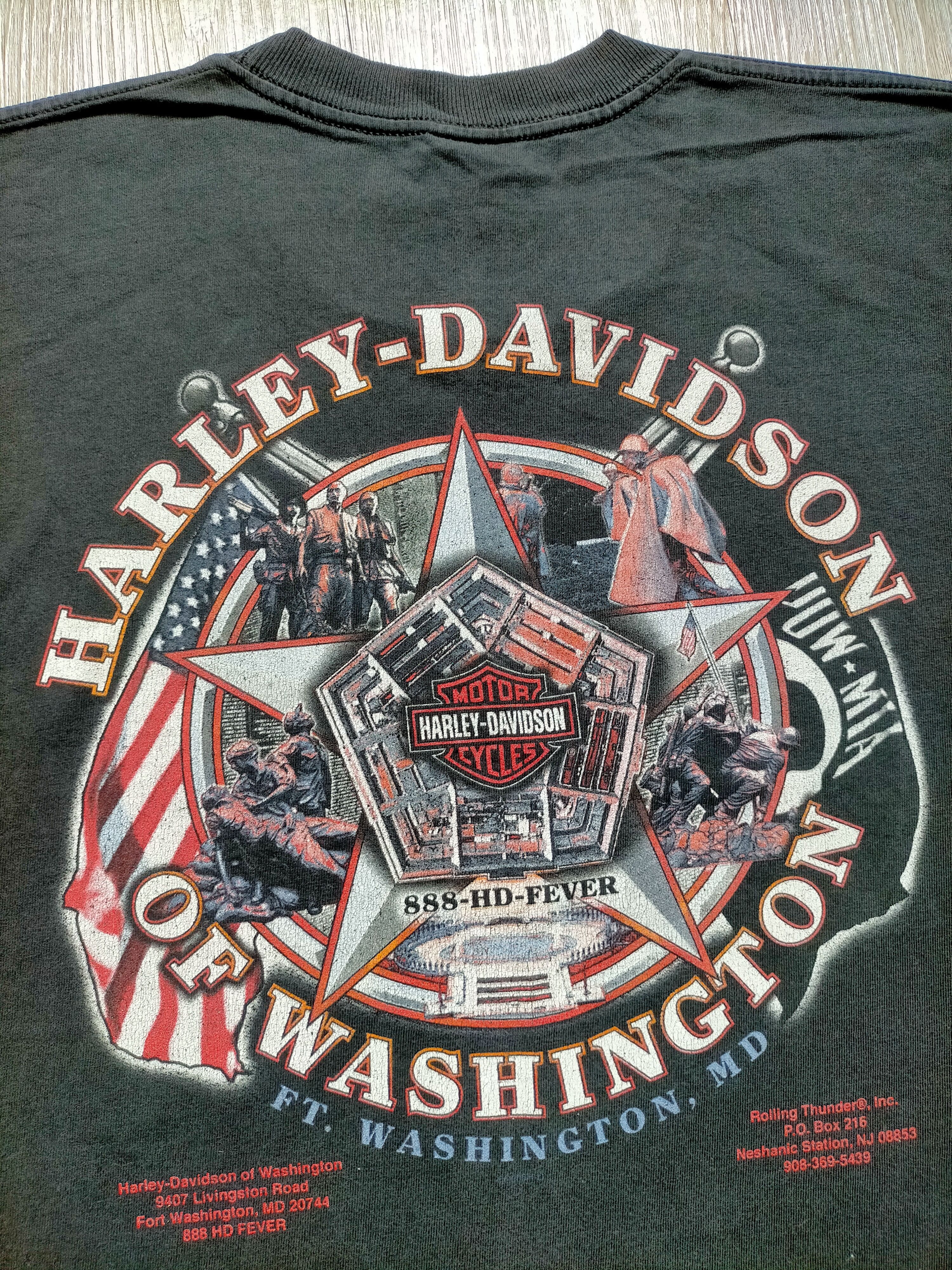 Harley Davidson Vintage 2005 Harley Davidson Black Tee Size US L / EU 52-54 / 3 - 4 Thumbnail