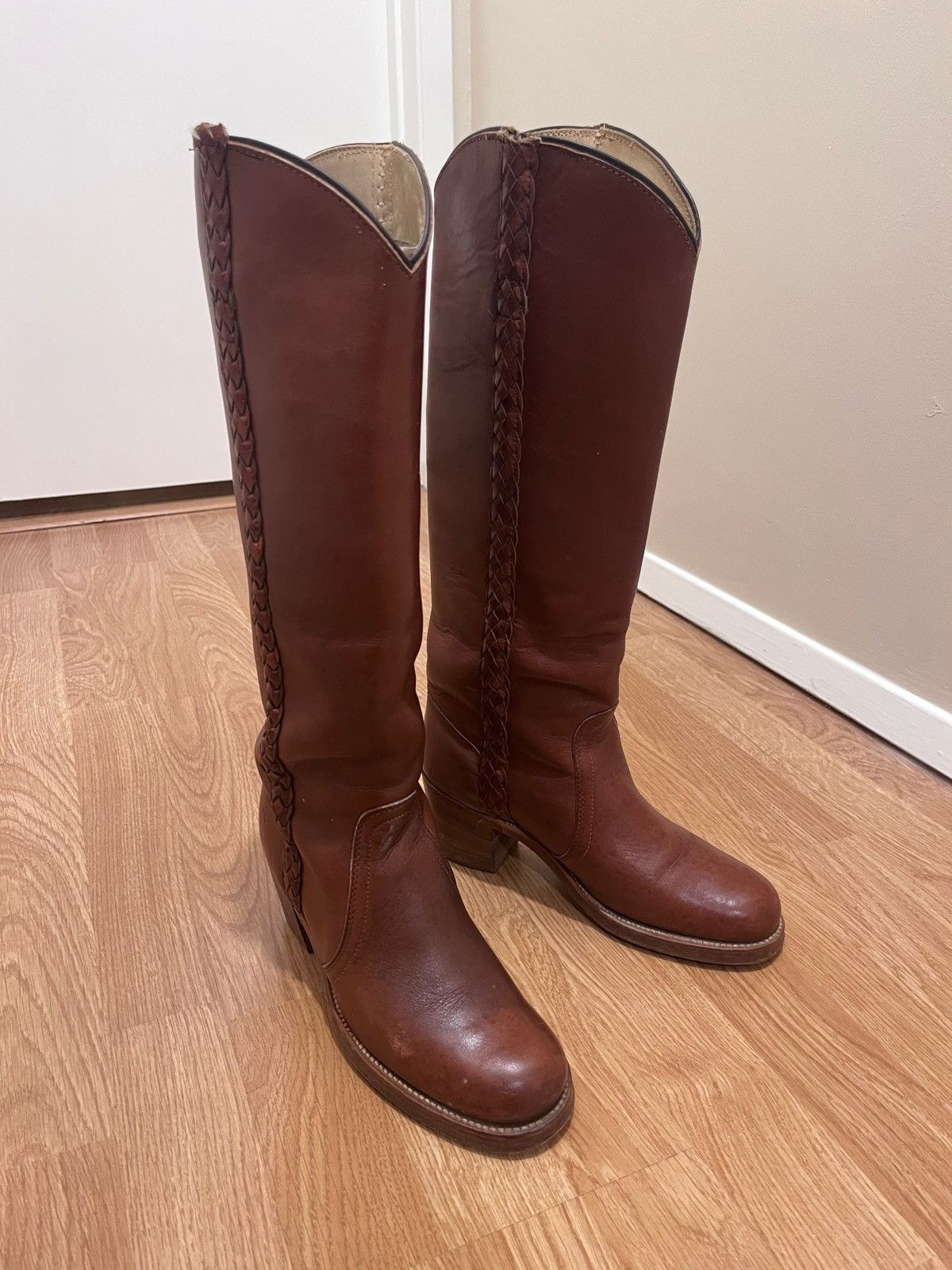 Frye Vintage FRYE Cowboy Boots Size US 7 / IT 37 - 1 Thumbnail