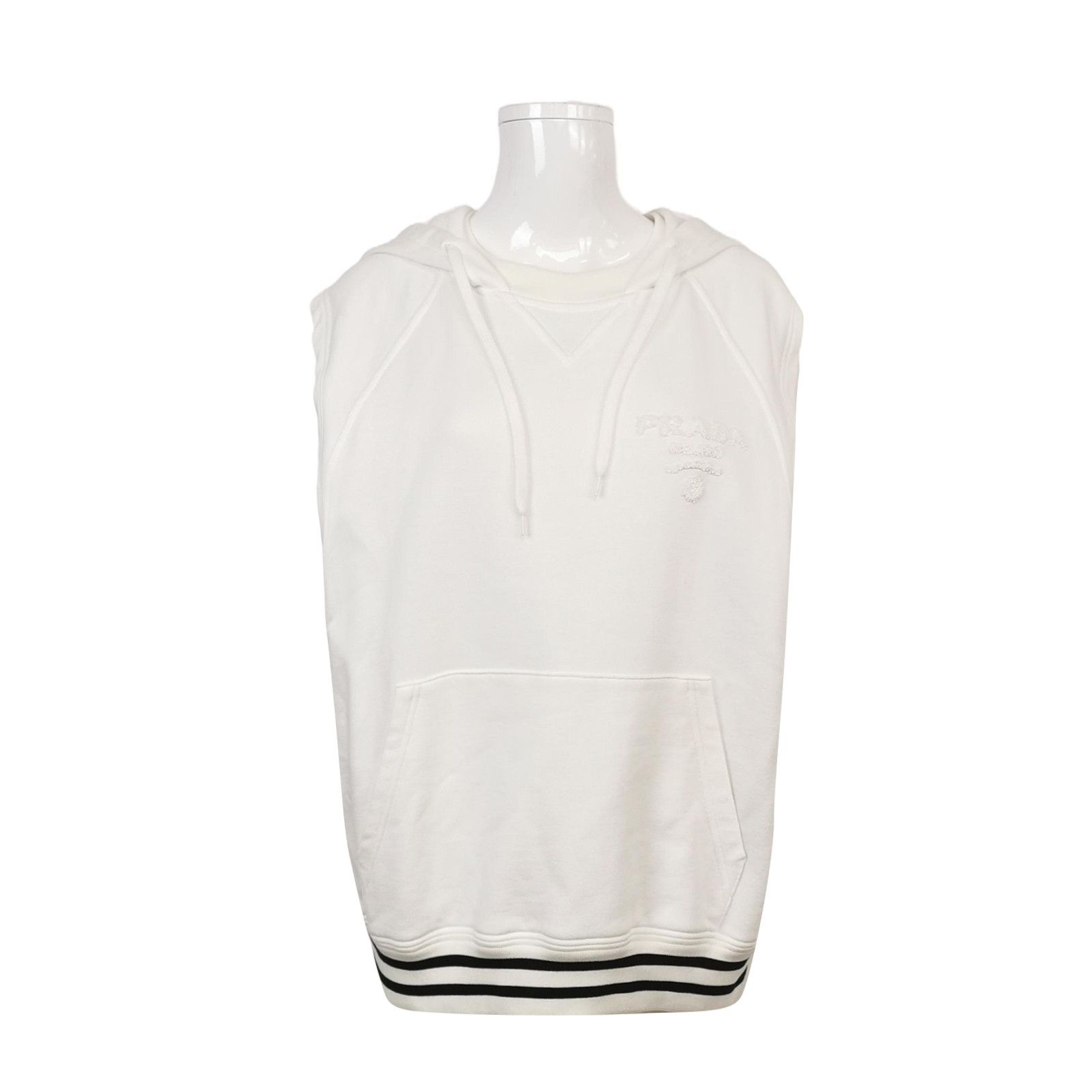 Prada Prada Colorblock Cotton Hoodie with Logo - dmc Size XS / US 0-2 / IT 36-38 - 1 Thumbnail