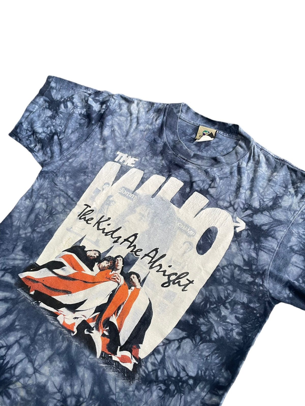 Band Tees Vintage & Rare 90’s The Who Liquid Blue Tie Dye Tshirt Size US M / EU 48-50 / 2 - 2 Thumbnail