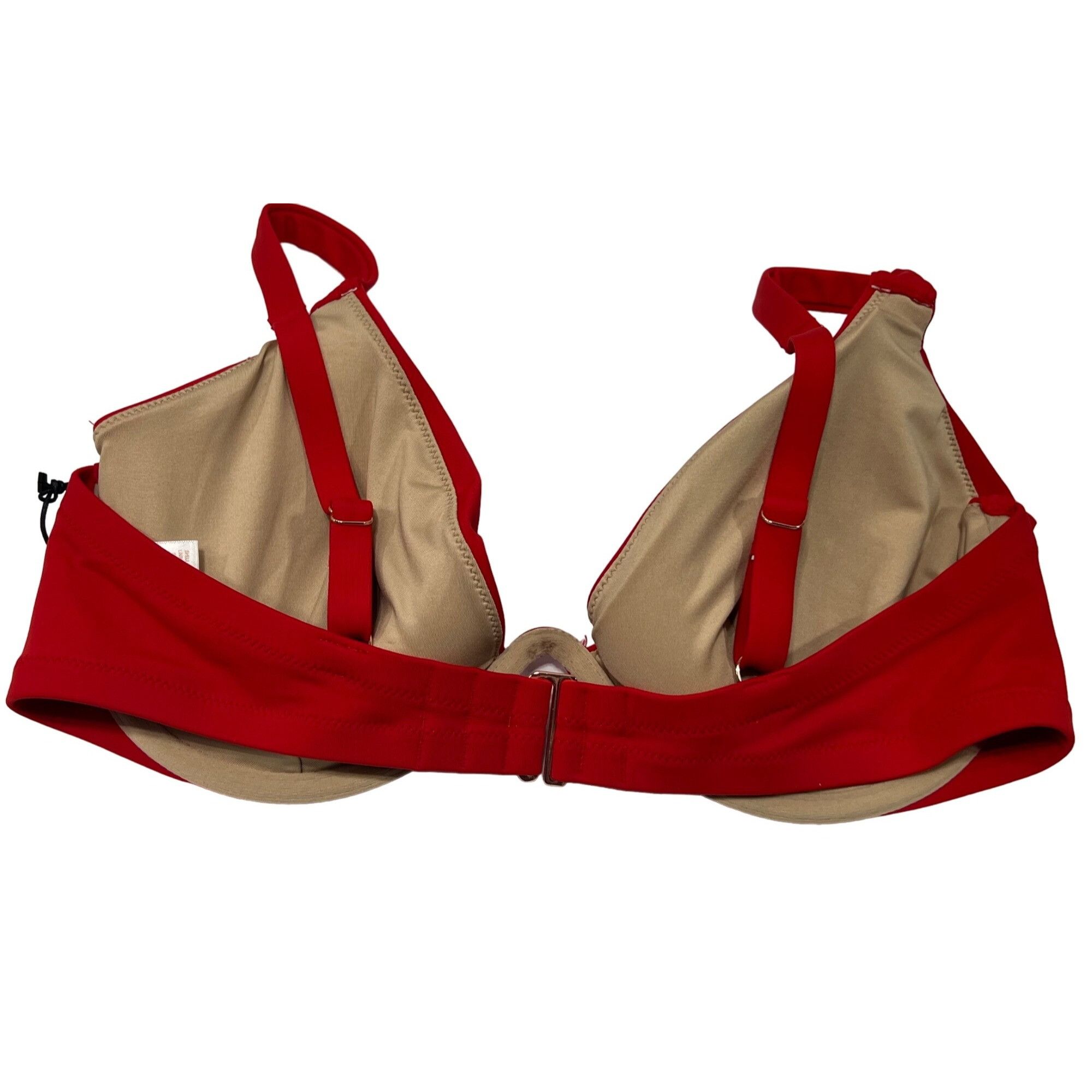 Other Shade & Shore - Women's Underwire Bikini Top - Red - 34DD Size ONE SIZE - 4 Thumbnail