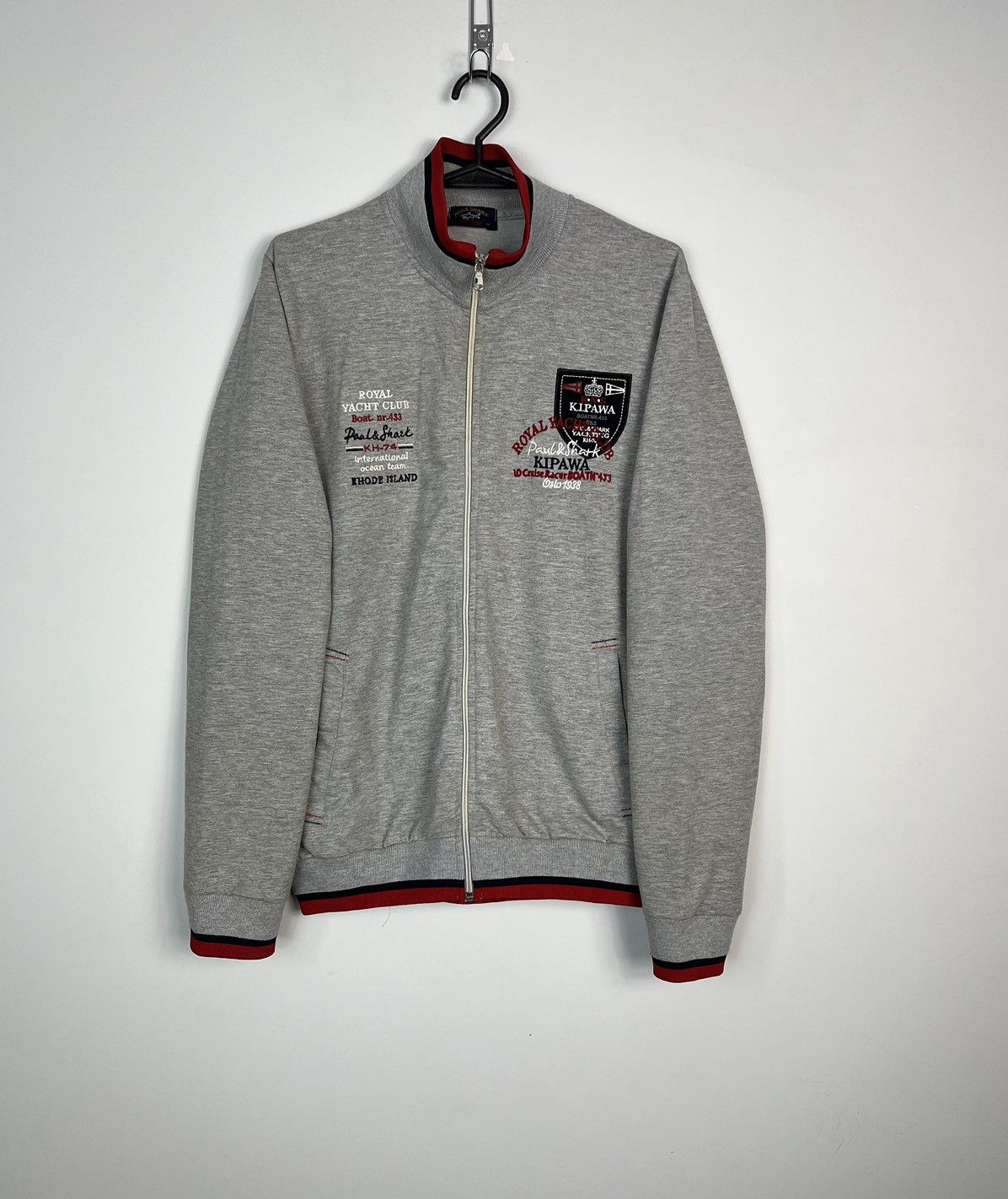 Paul & Shark × Vintage Sweatshirt Paul & Shark Club Kipawa Vintage Zipped Size US M / EU 48-50 / 2 - 1 Thumbnail