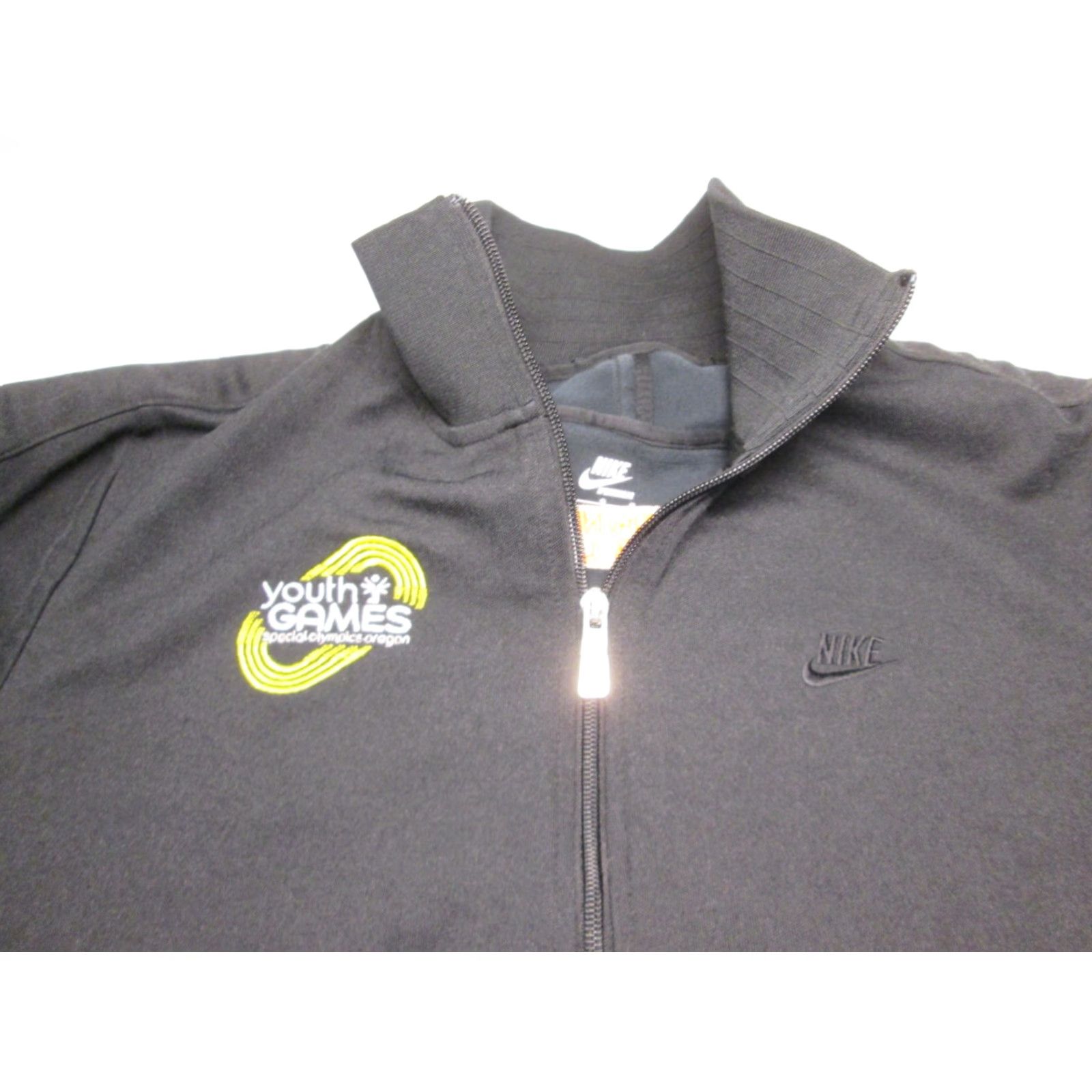 Nike Nike Mens L Track Jacket Black Outerwear Zip Pockets Solid Long Sleeve Jacket Mens Size US L / EU 52-54 / 3 - 4 Thumbnail