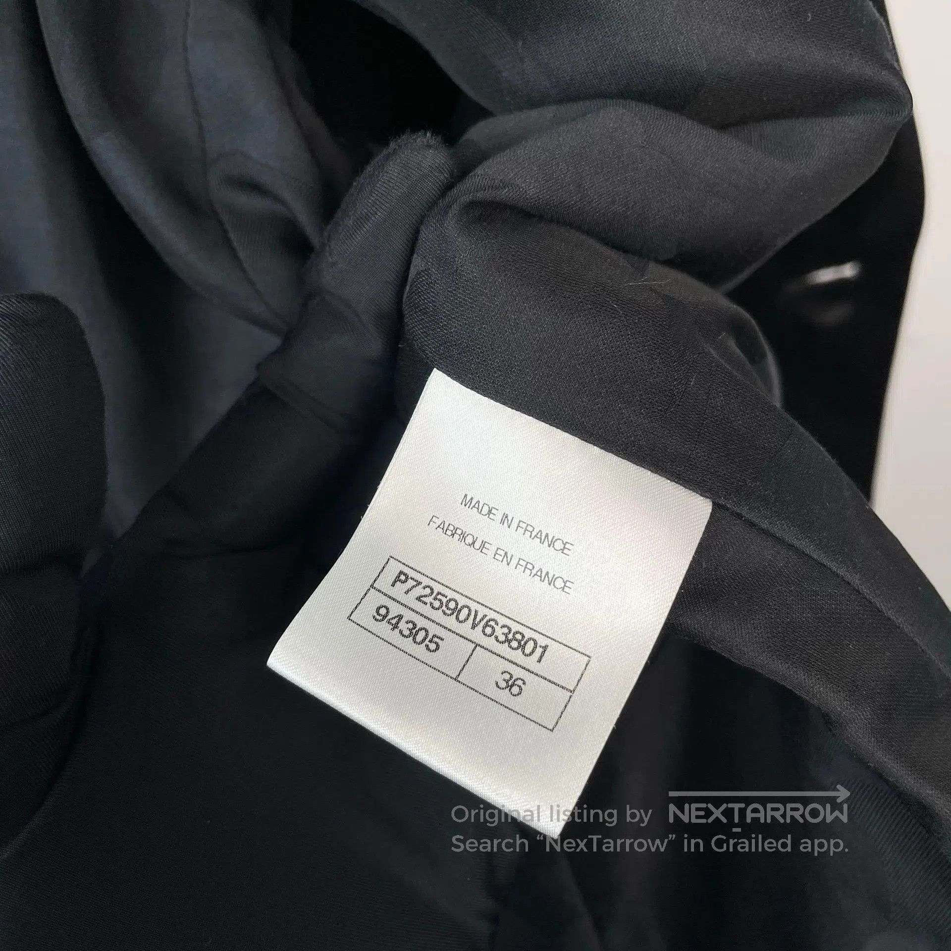 Chanel Chanel Black Fine Sparkle Shape Outerwear| Size XS / US 0-2 / IT 36-38 - 5 Thumbnail