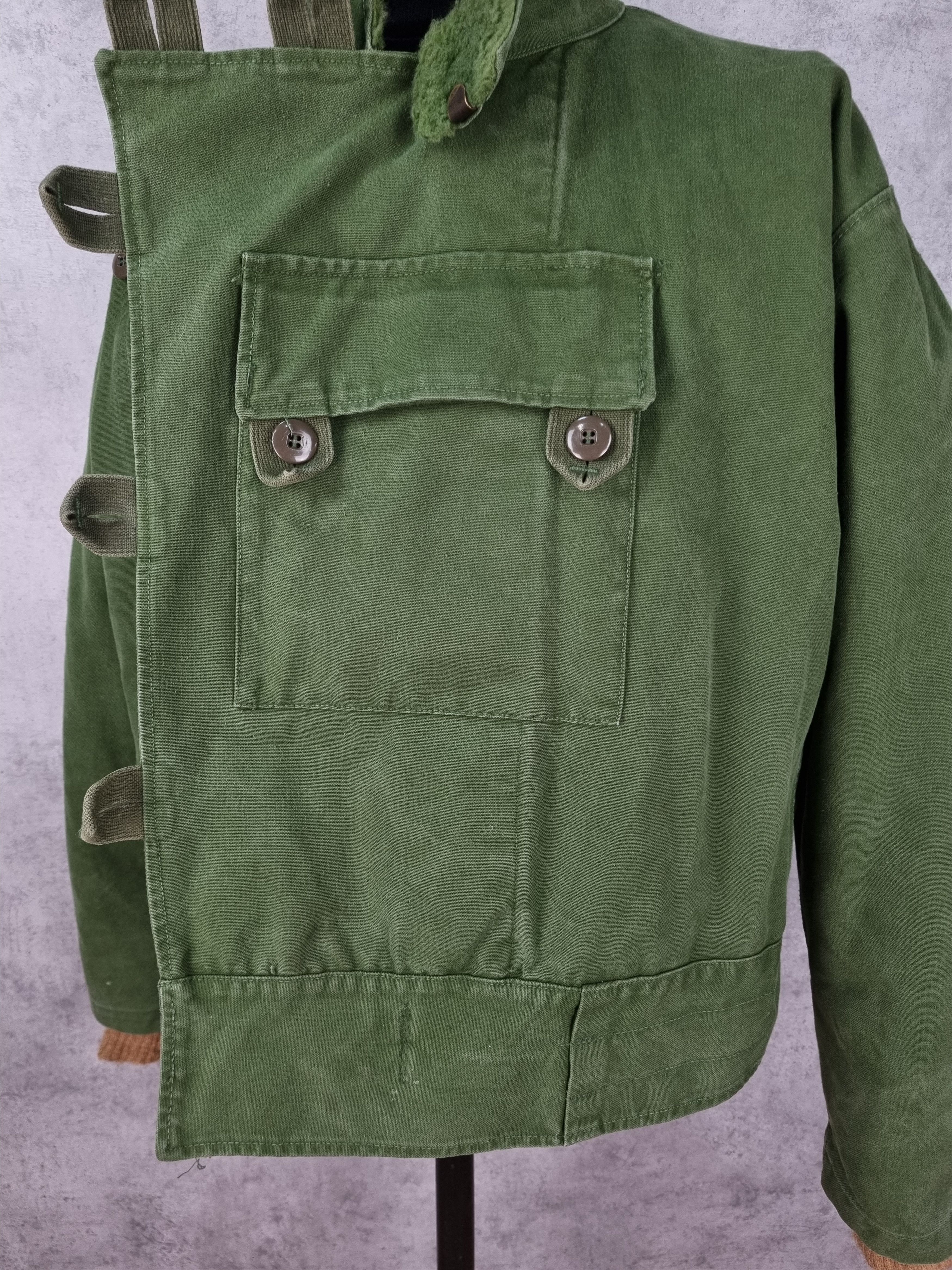 Vintage Rare 60s Authentic Swedish Army Motorcycle Jacket Size US L / EU 52-54 / 3 - 16 Thumbnail