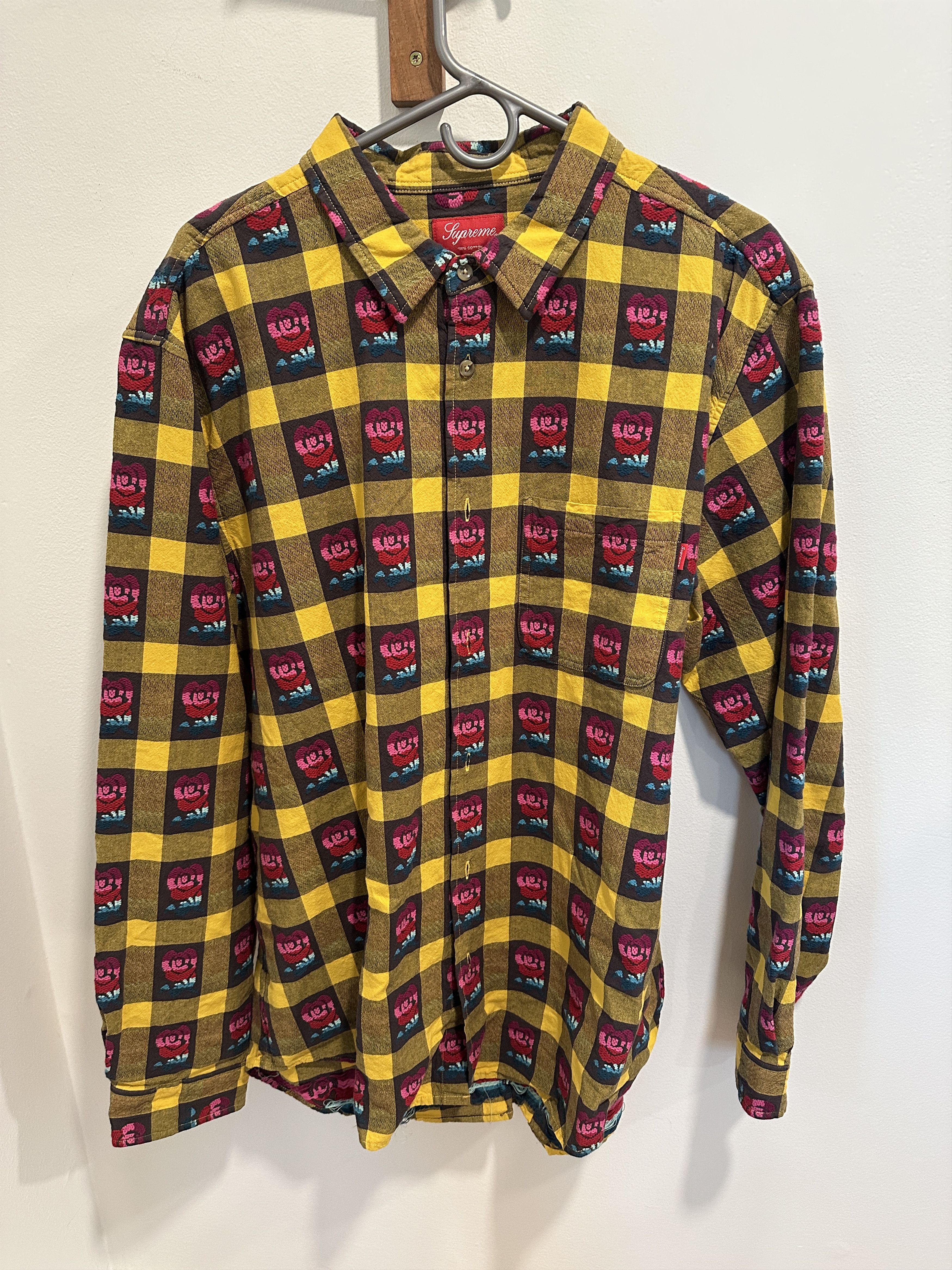 supreme 1-800 buffalo plaid shirt Ｌ Supreme 1-800 Buffalo Plaid Shirt (FW19) - $138