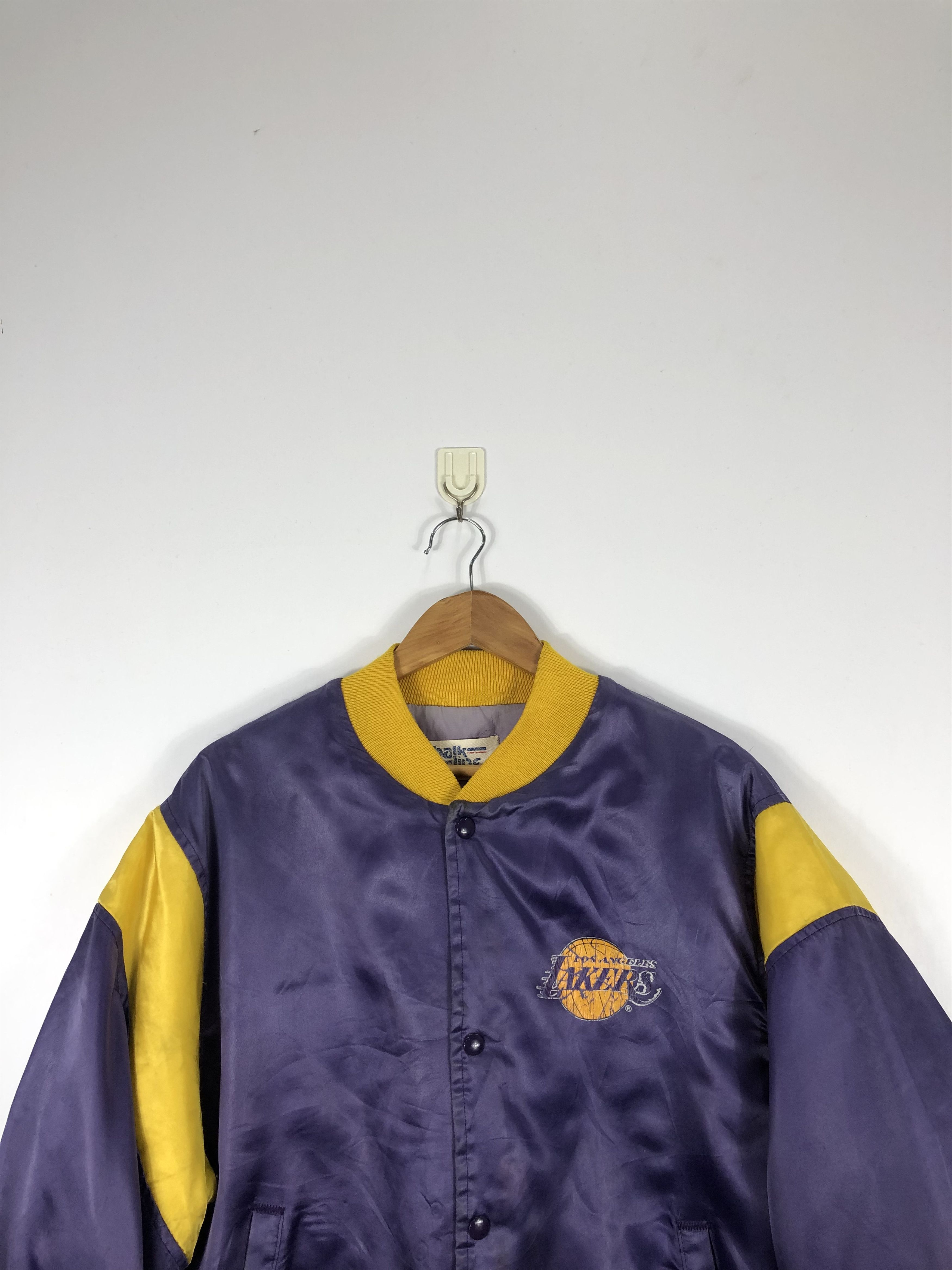 Vintage 90s online Los Angeles Lakers Varsity Jacket Purple