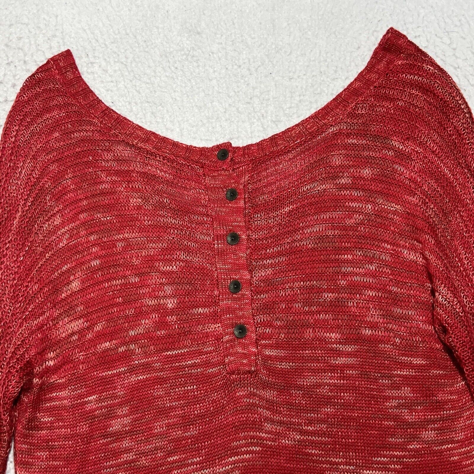 Lucky Brand Lucky Brand Long Sleeve Scoop Neck Sweater Button Size M / US 6-8 / IT 42-44 - 11 Thumbnail