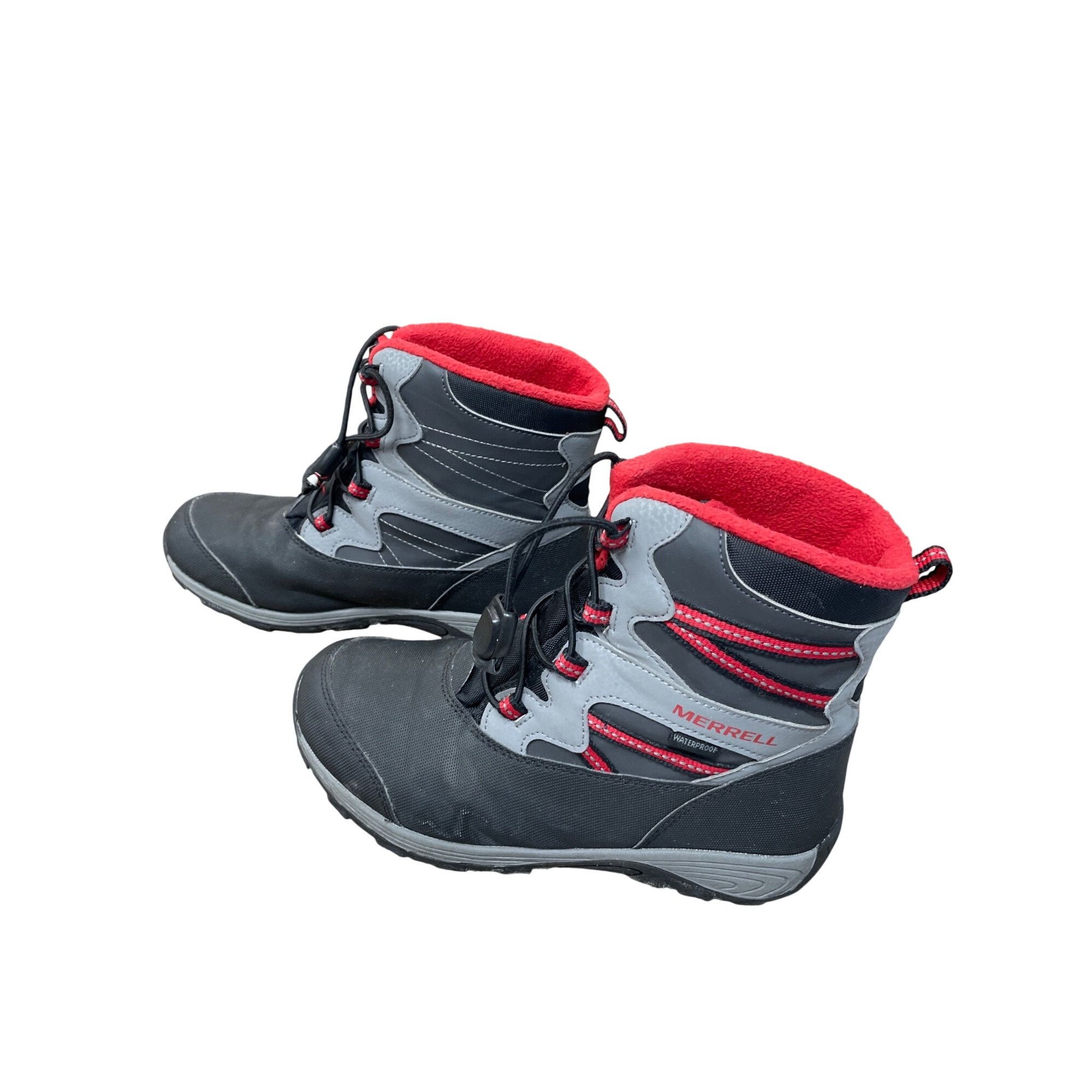 Merrell Merrell womans black gray waterproof lined ankle boots sz 5M Size US 5 / IT 35 - 5 Thumbnail