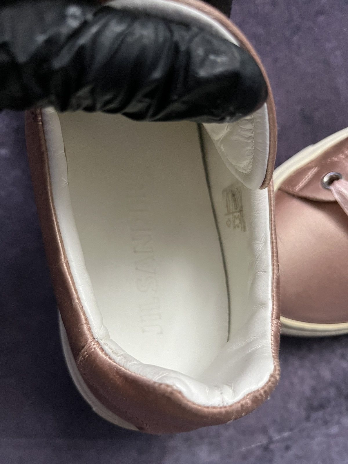 Jil Sander Jil Sander Satin Low Top Sneakers Size US 7 / IT 37 - 6 Thumbnail