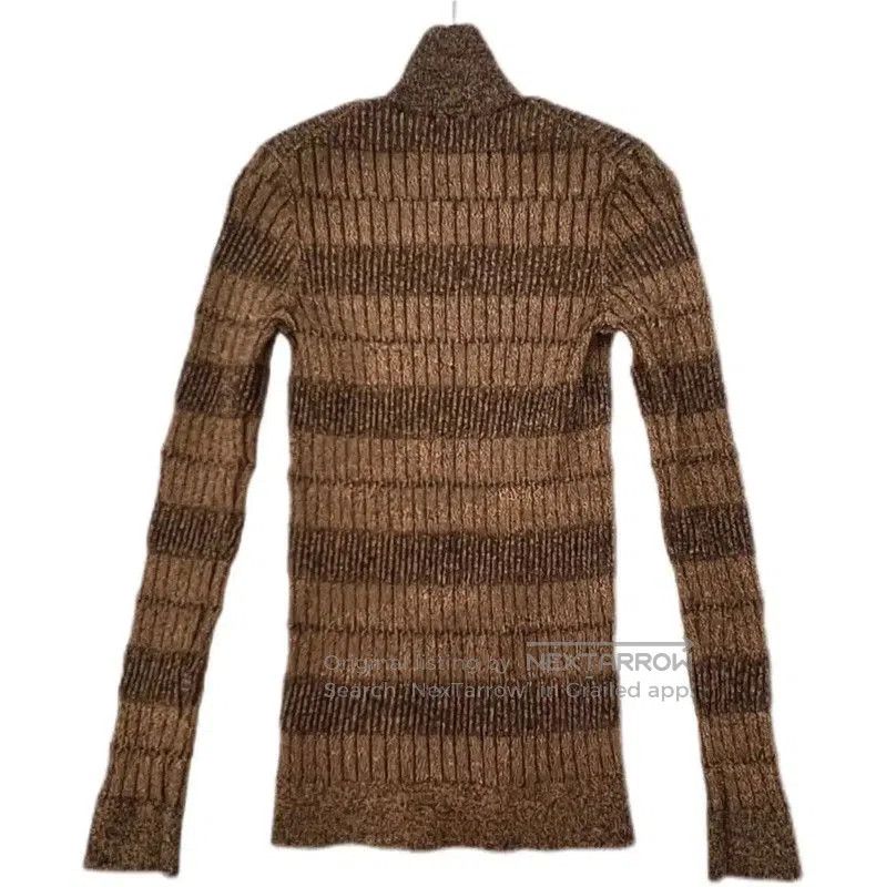 Burberry Burberry Brown Knit Cotton Blend Sweater. Size S / US 4 / IT 40 - 2 Thumbnail