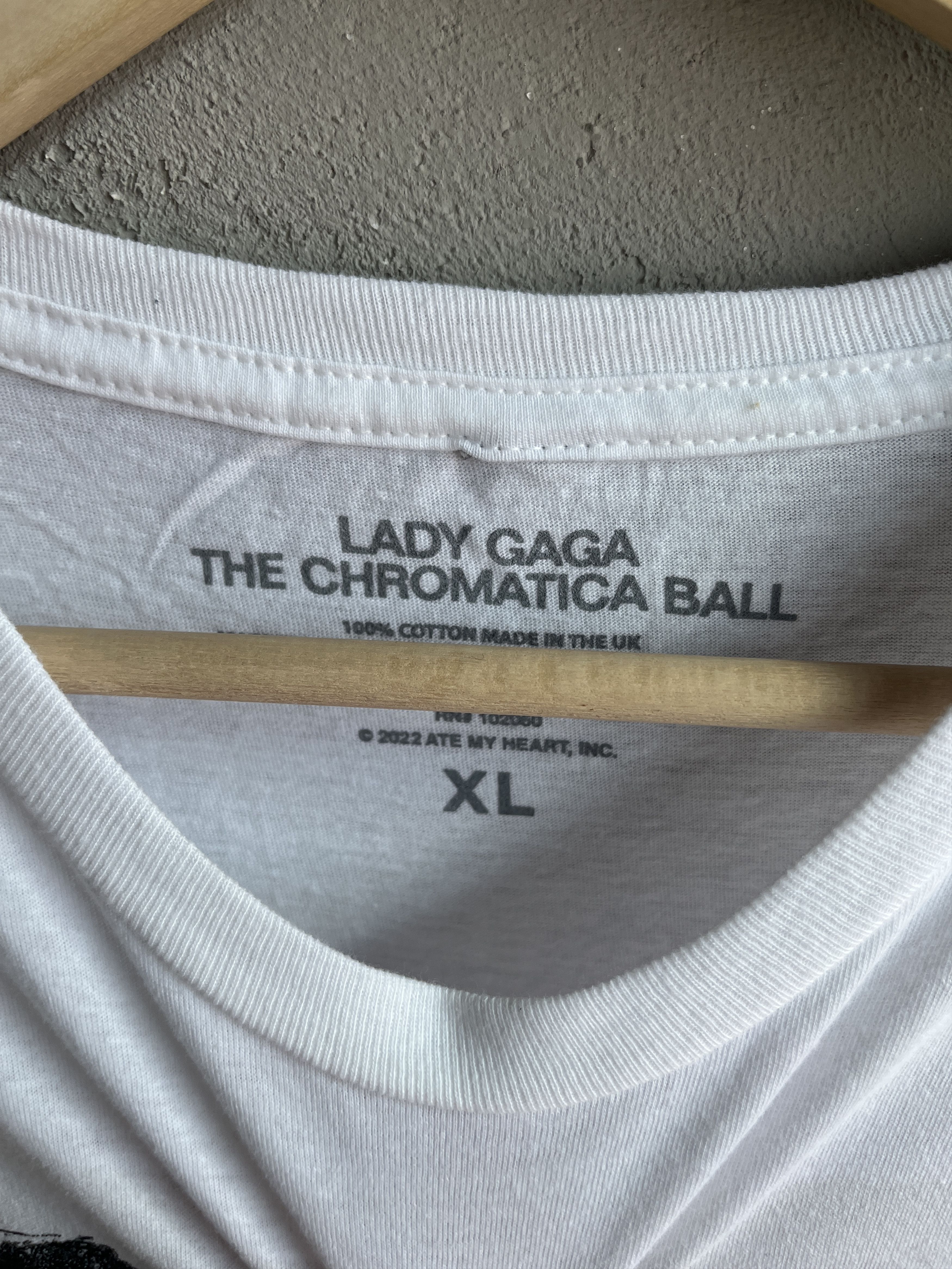 Band Tees Lady Gaga The Chromatica Ball Tour T-shirt Big Logo Face Size US XL / EU 56 / 4 - 6 Thumbnail