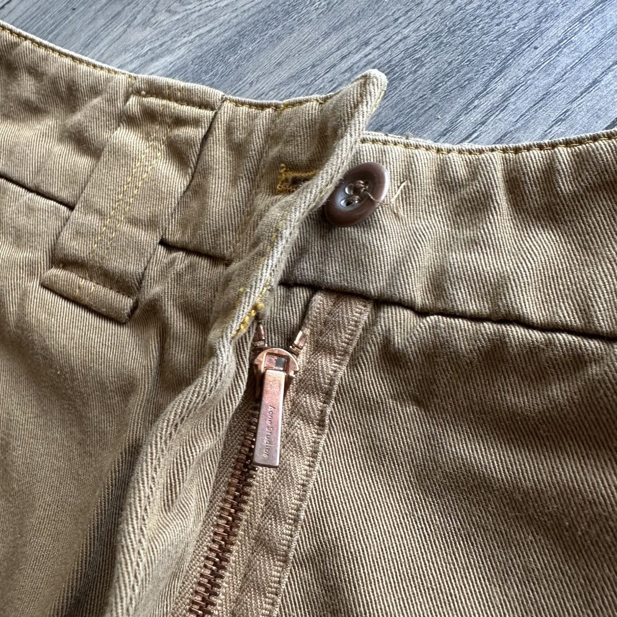 Acne Studios Acne Studios Madya Light Brown Chino Pants Size 23" - 2 Thumbnail