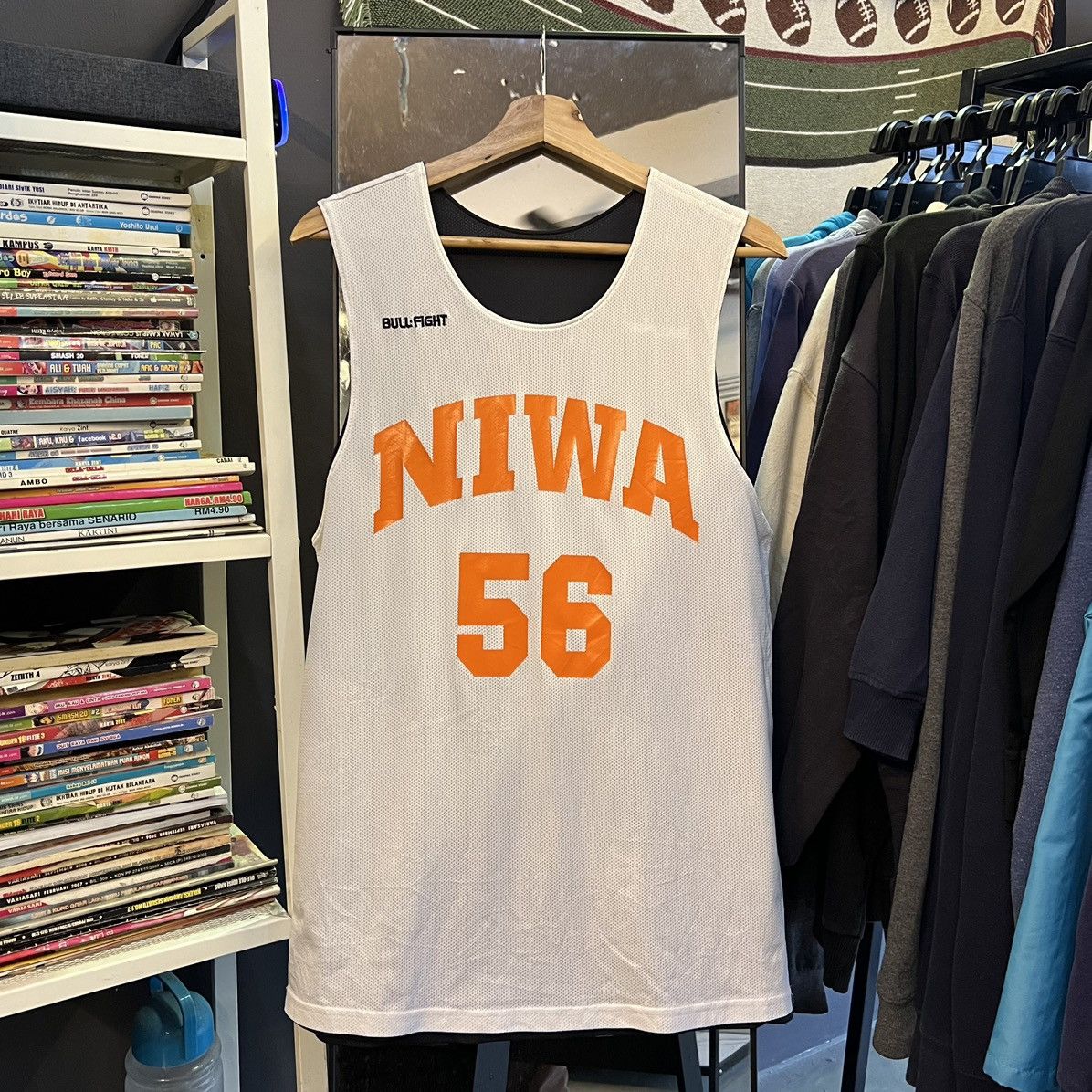 Japanese Brand × NBA × Vintage Vintage Bull Fight Basketball Jersey (reversible) Size US L / EU 52-54 / 3 - 1 Thumbnail