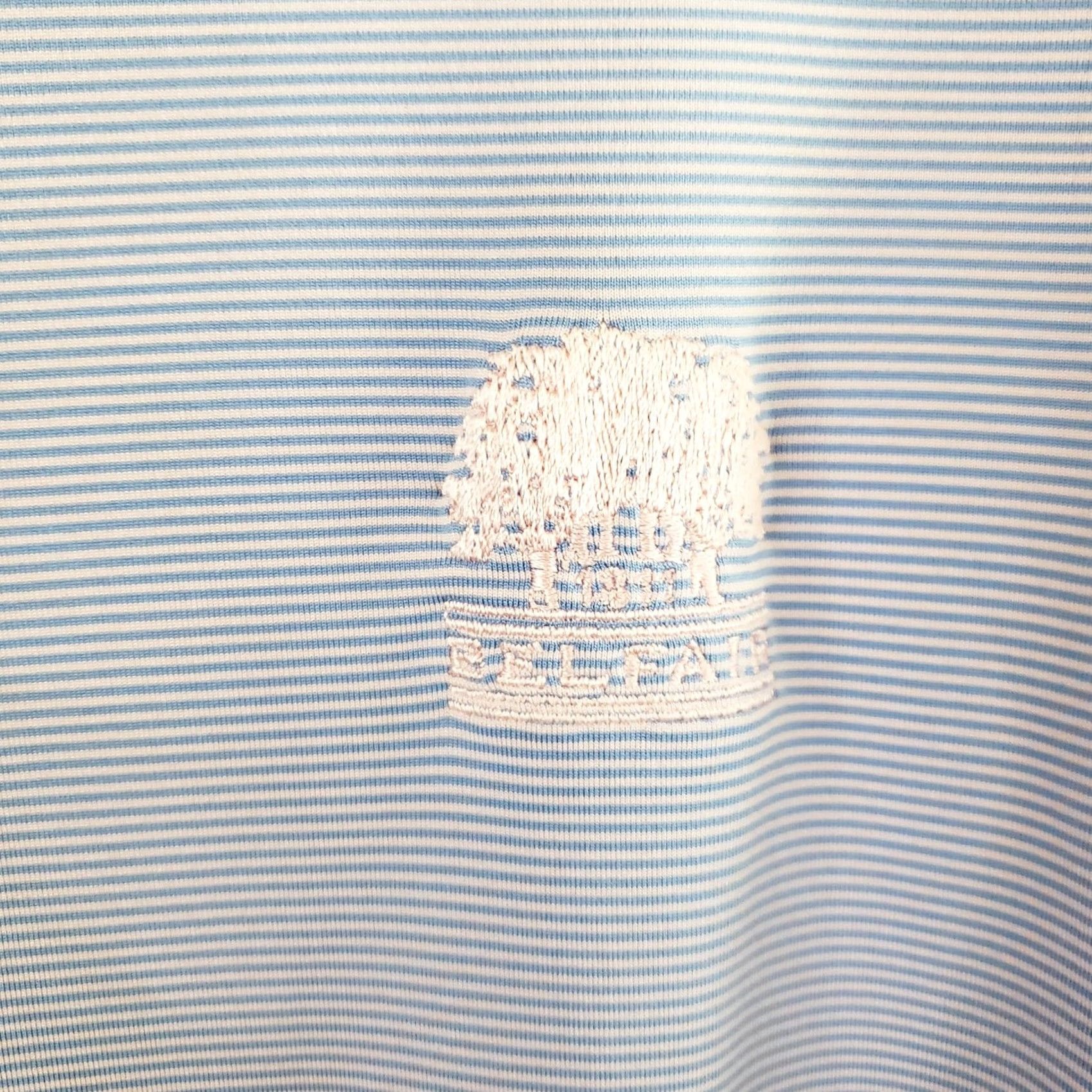 Peter Millar Peter Millar Polo Shirt Men's L Blue Pink Striped Summer Comfort Golf Belfair Size US L / EU 52-54 / 3 - 5 Thumbnail