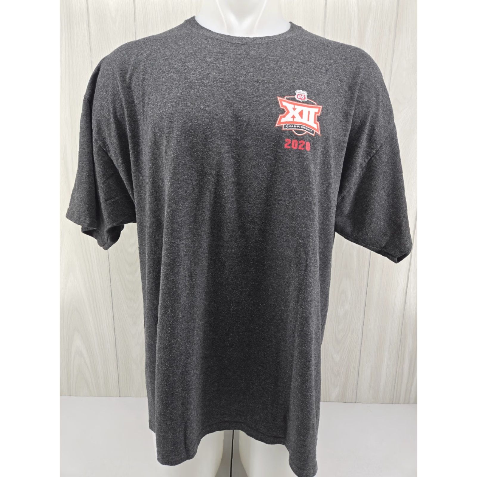 Champion VINTAGE 2020 Big 12 Men’s Championship T Shirt Gray 2XL Champion Men Short Sleeve Cotton Shirt Mens” Size US XXL / EU 58 / 5 - 2 Thumbnail