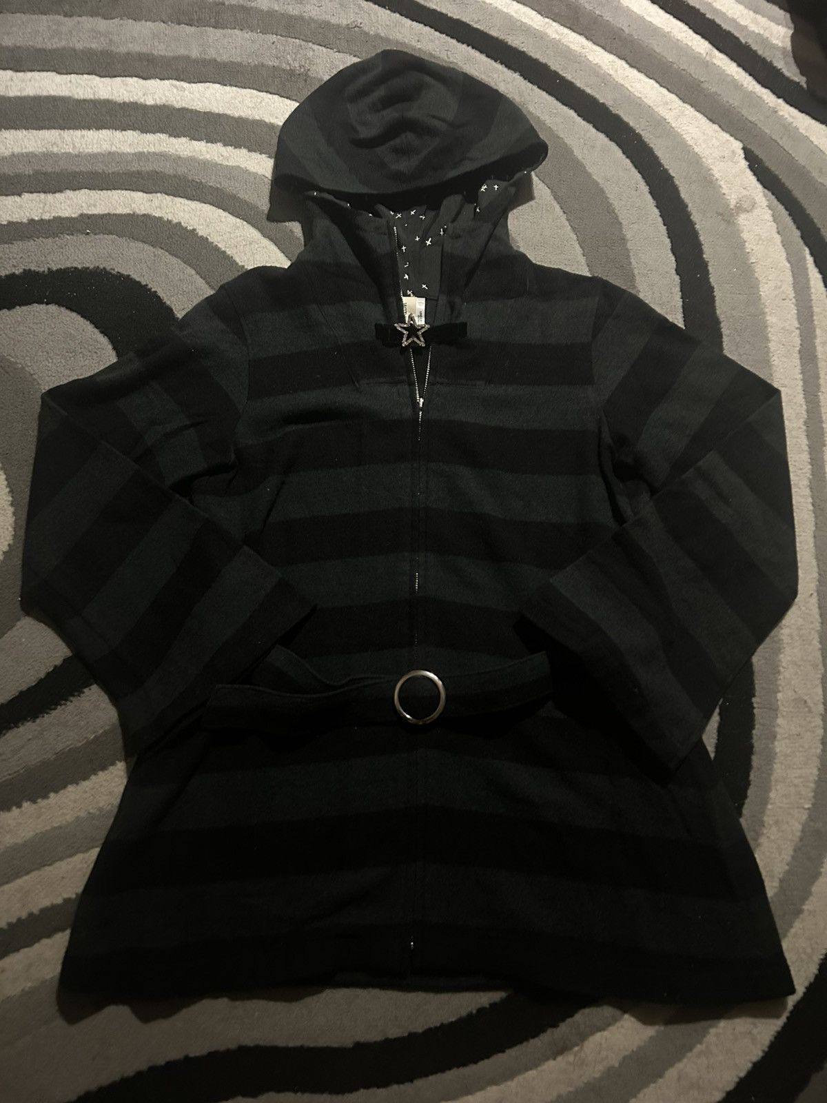 Undercover Undercover AW2002 ‘Witches Cell Division’ Striped Wool Robe Size US M / EU 48-50 / 2 - 1 Thumbnail