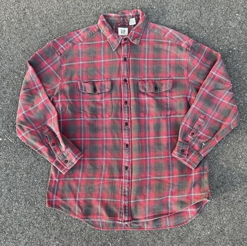 Gap × Vintage Vintage Gap Flannel Size US XL / EU 56 / 4 - 1 Thumbnail