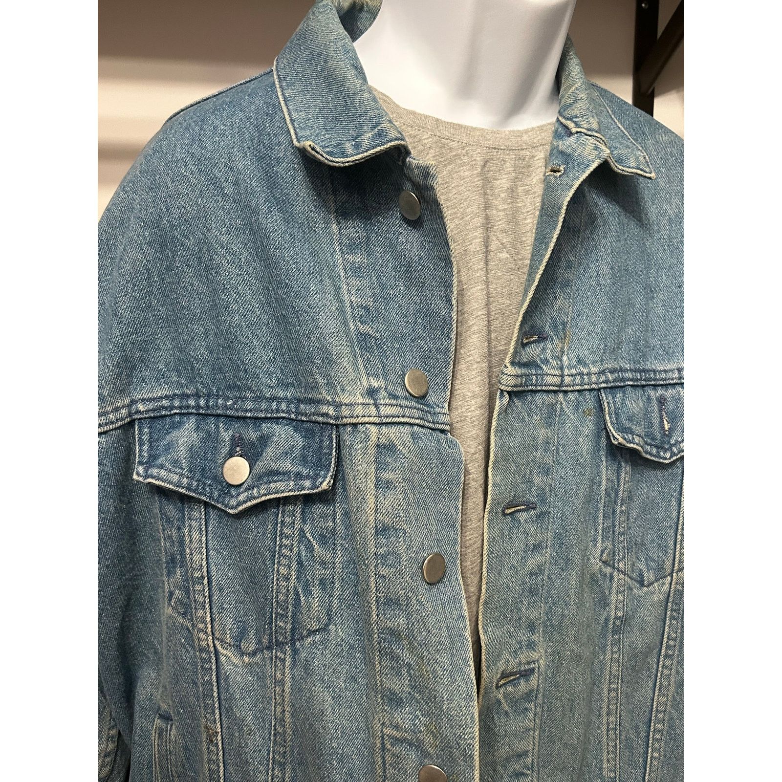 Pepsi Vintage Pepsi Logo Denim Jacket Made in Canada Large Size US L / EU 52-54 / 3 - 4 Thumbnail