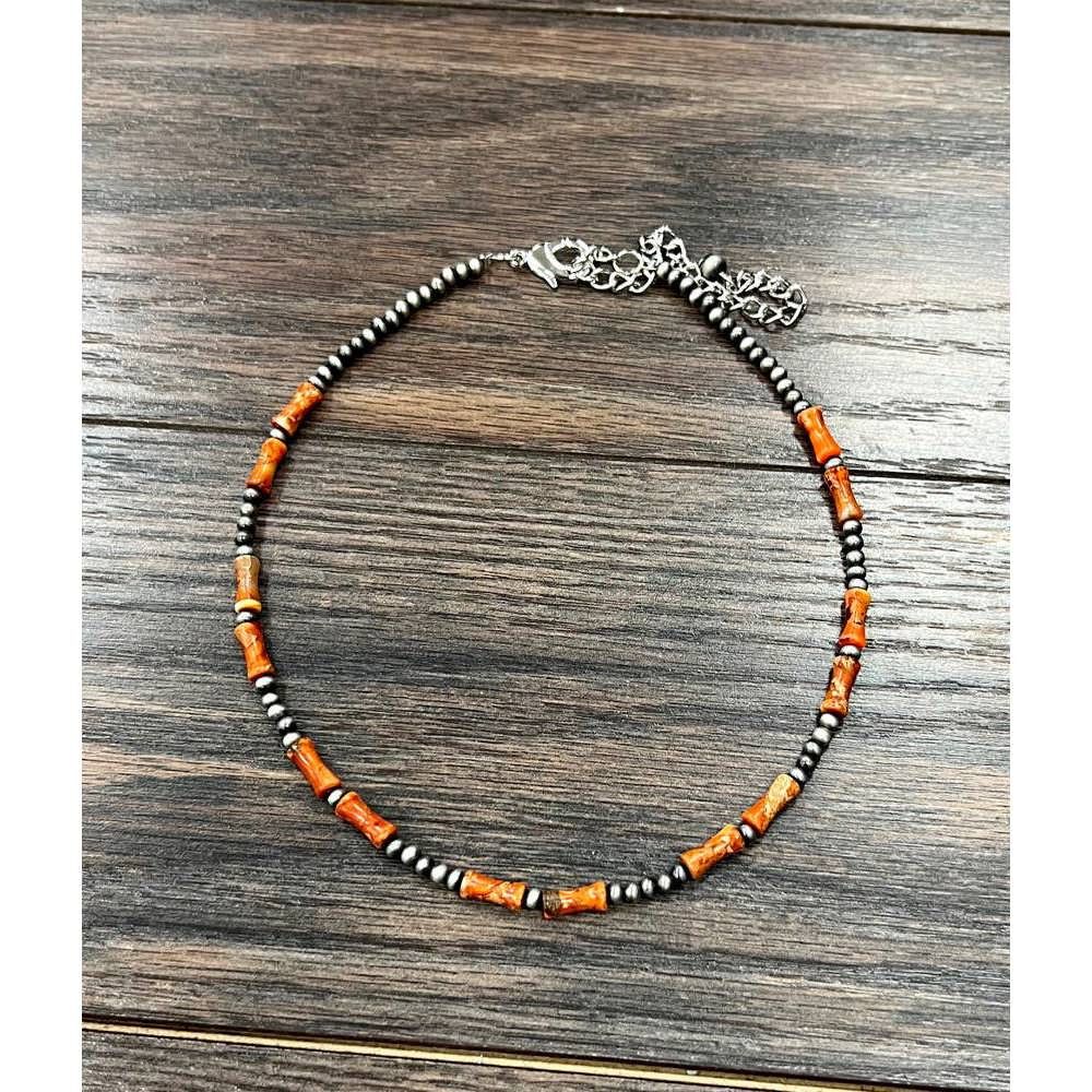 Other Handmade Navajo Bead Gemstone Necklace 738992 16 Inches Size ONE SIZE - 7 Thumbnail