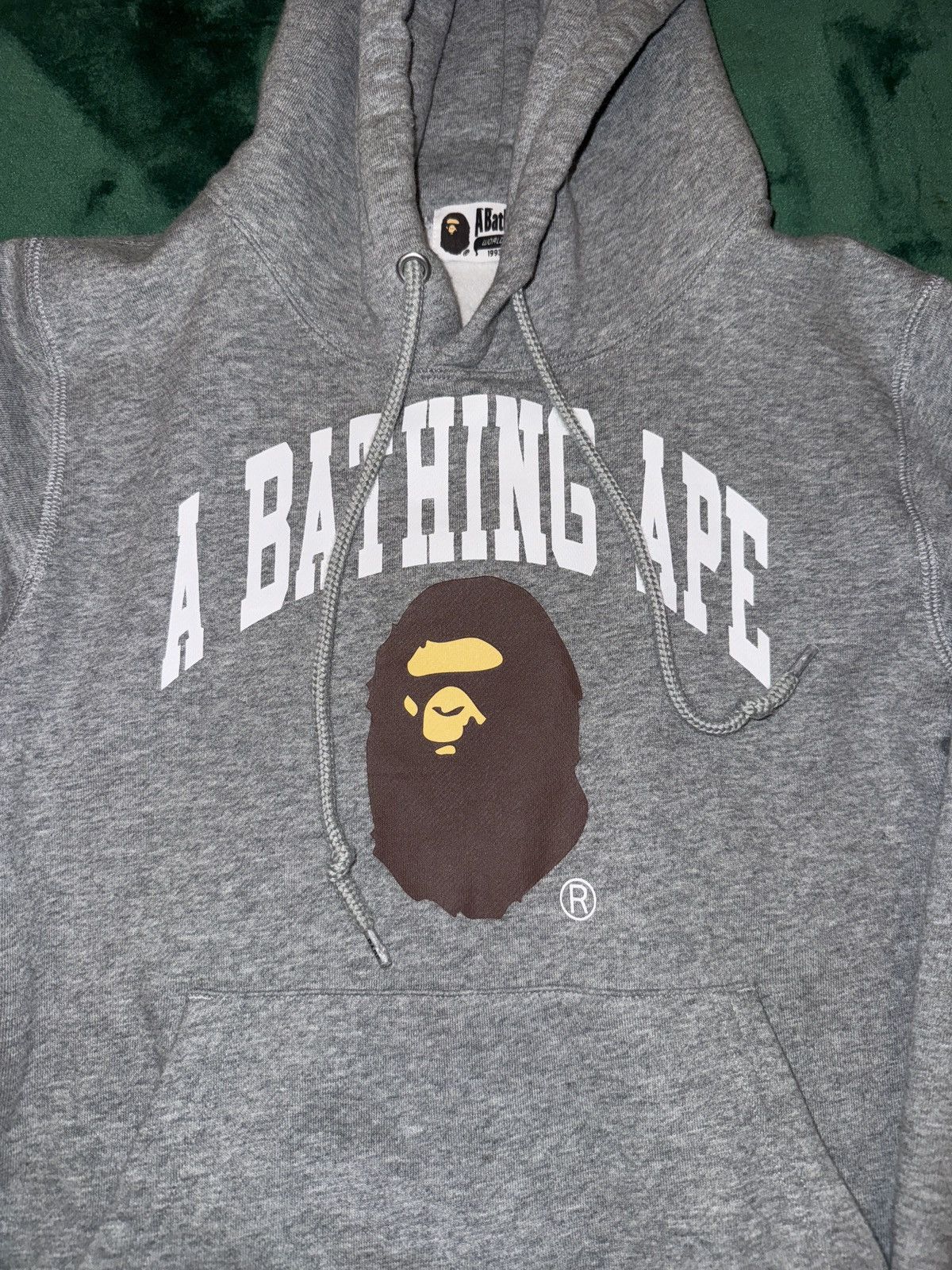 Bape Bape Grey Pullover Hoodie Size US S / EU 44-46 / 1 - 3 Thumbnail
