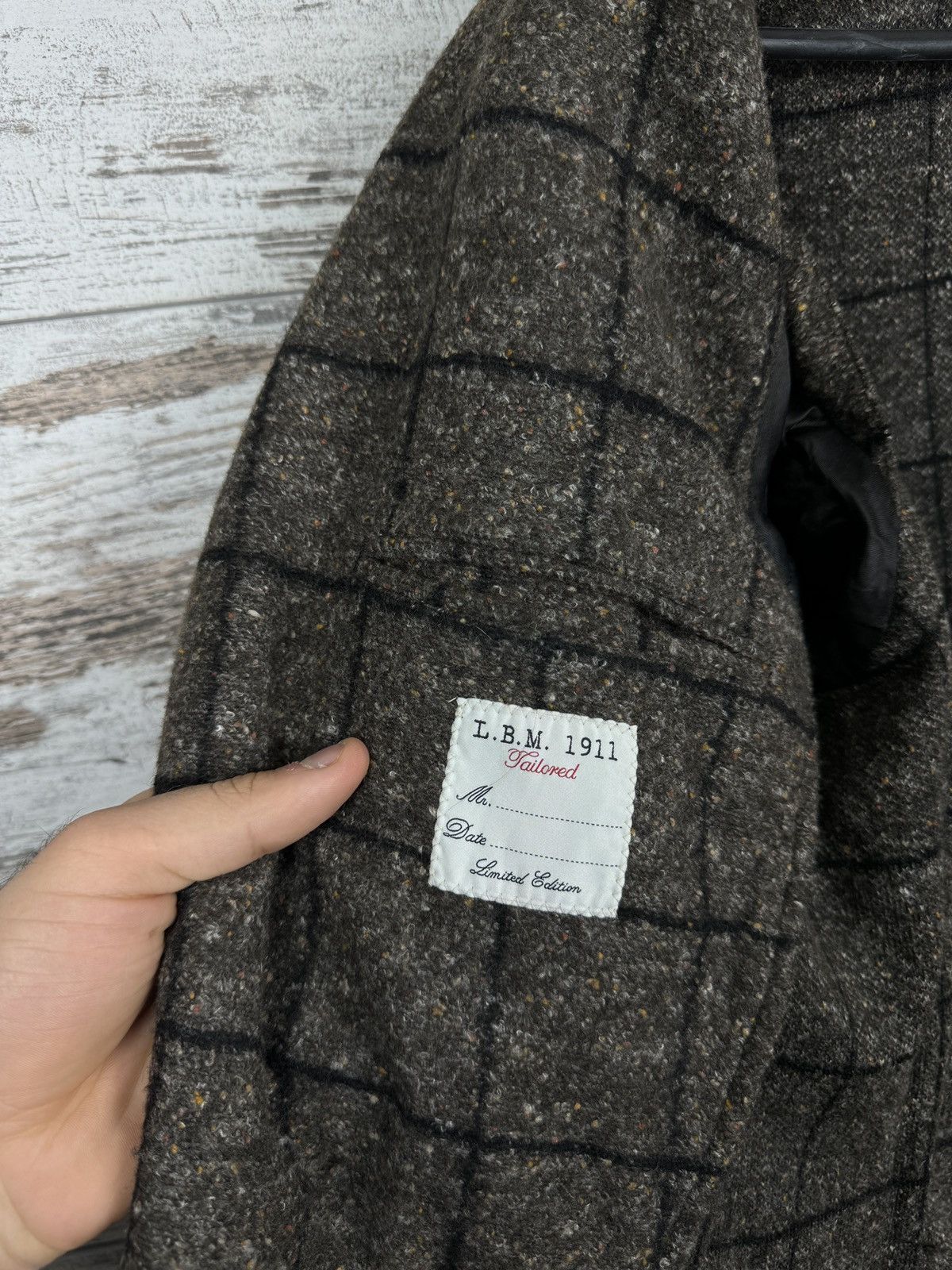 L.B.M. 1911 Mens L.b.m. 1911 Sport Giacca blazer jacket brown wool Size US S / EU 44-46 / 1 - 14 Thumbnail