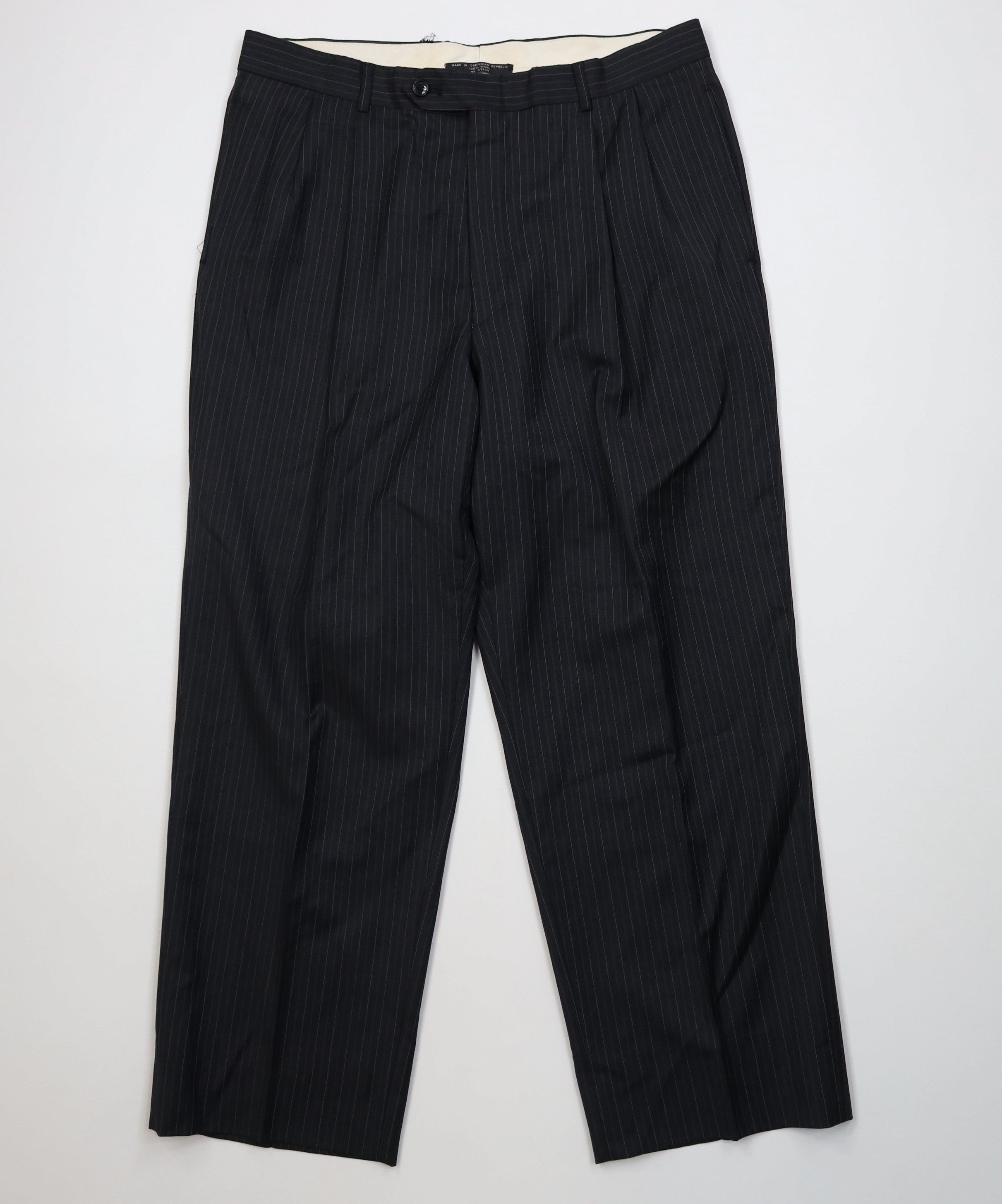 Vintage Vintage 90s Streetwear Wool Knit Wide Leg Chino Pants Size US 34 / EU 50 - 1 Thumbnail