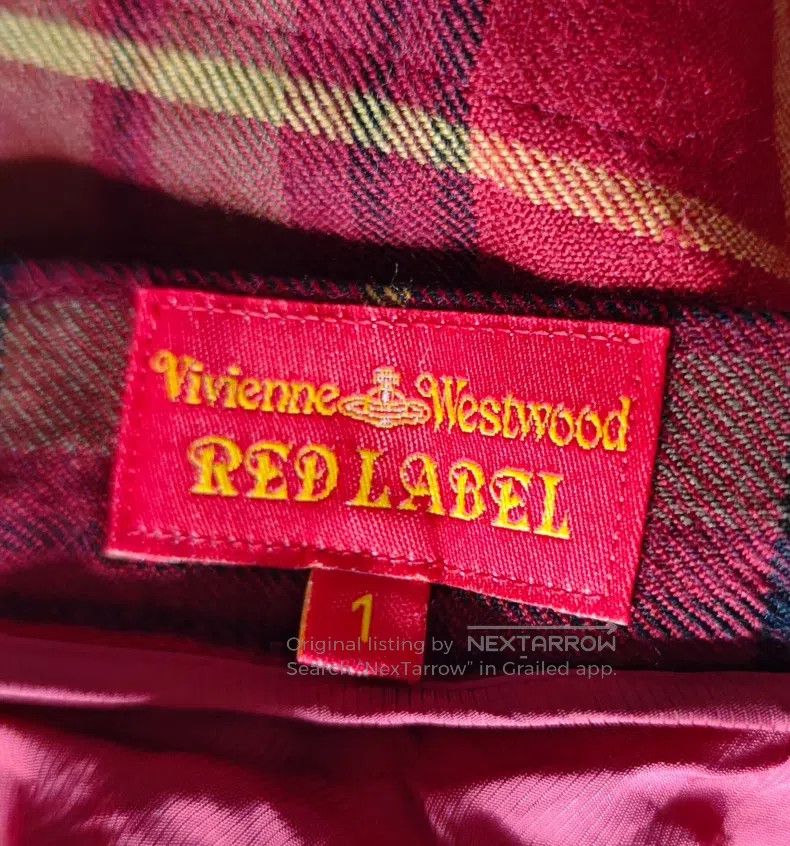 Vivienne Westwood Vivienne Westwood size 1 Red Plaid Skirt Size 24" / US 00 / IT 34 - 5 Thumbnail