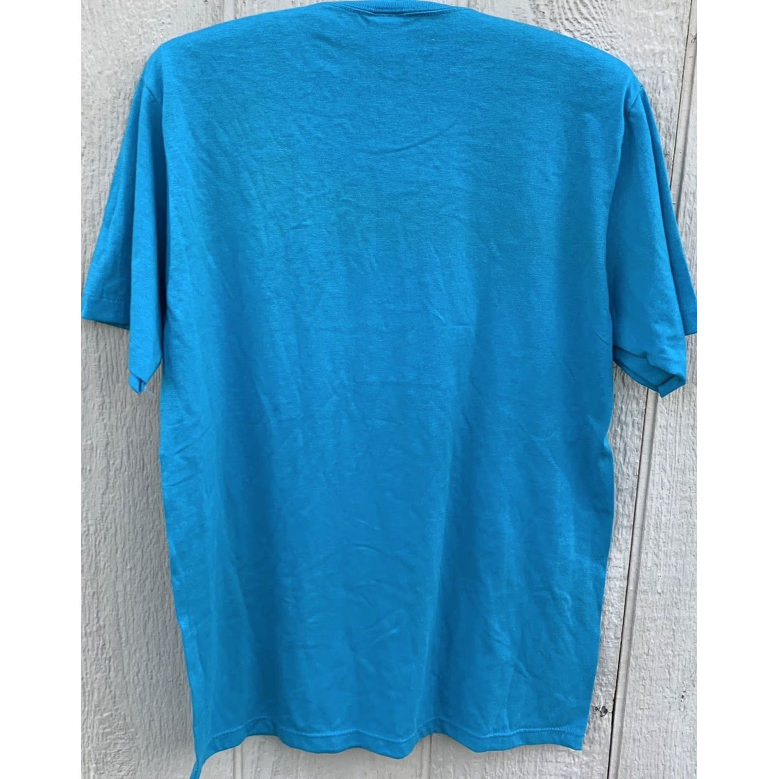 Jerzees VINTAGE Jerzees T Shirt Mens L Blue Graphic Tee 1980s Neon Nite Made in USA Size US L / EU 52-54 / 3 - 4 Thumbnail