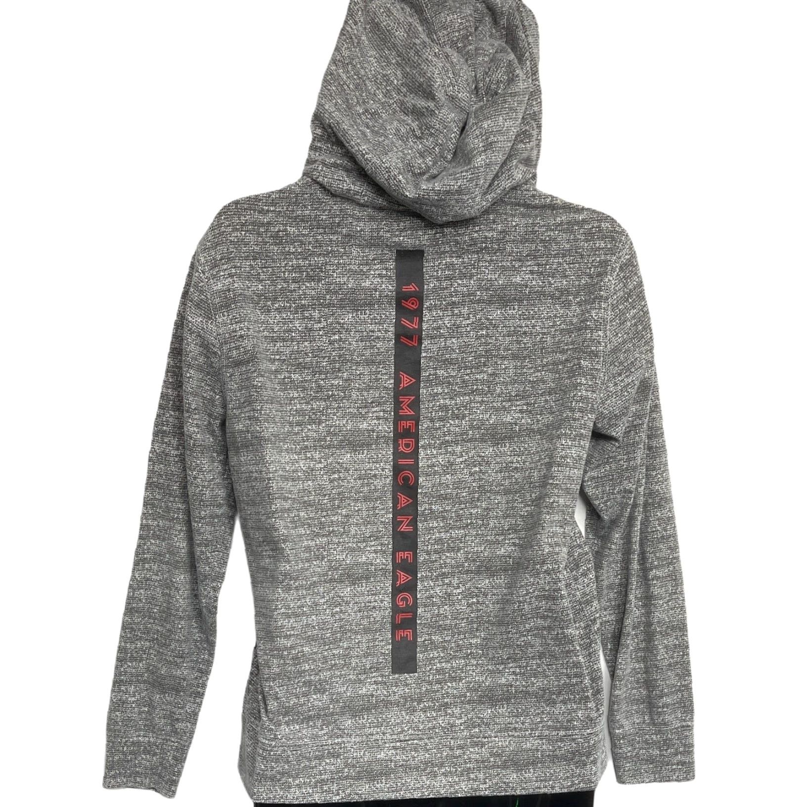 Vintage American Eagle Hoodie Gray Mens Size S Long Sleeve Pocket Cotton Blend Pullover High Neck Tagless Y2K Vintage? No Size US S / EU 44-46 / 1 - 2 Thumbnail