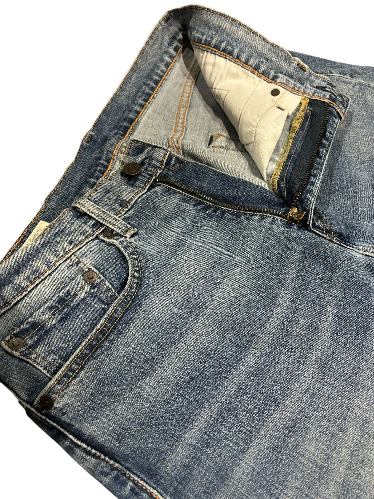 Levi's × Levi's Vintage Clothing × Vintage Y2k Levi’s Big E Lot 505 Faded Straight Cut Denim Jeans Size US 31 - 4 Thumbnail