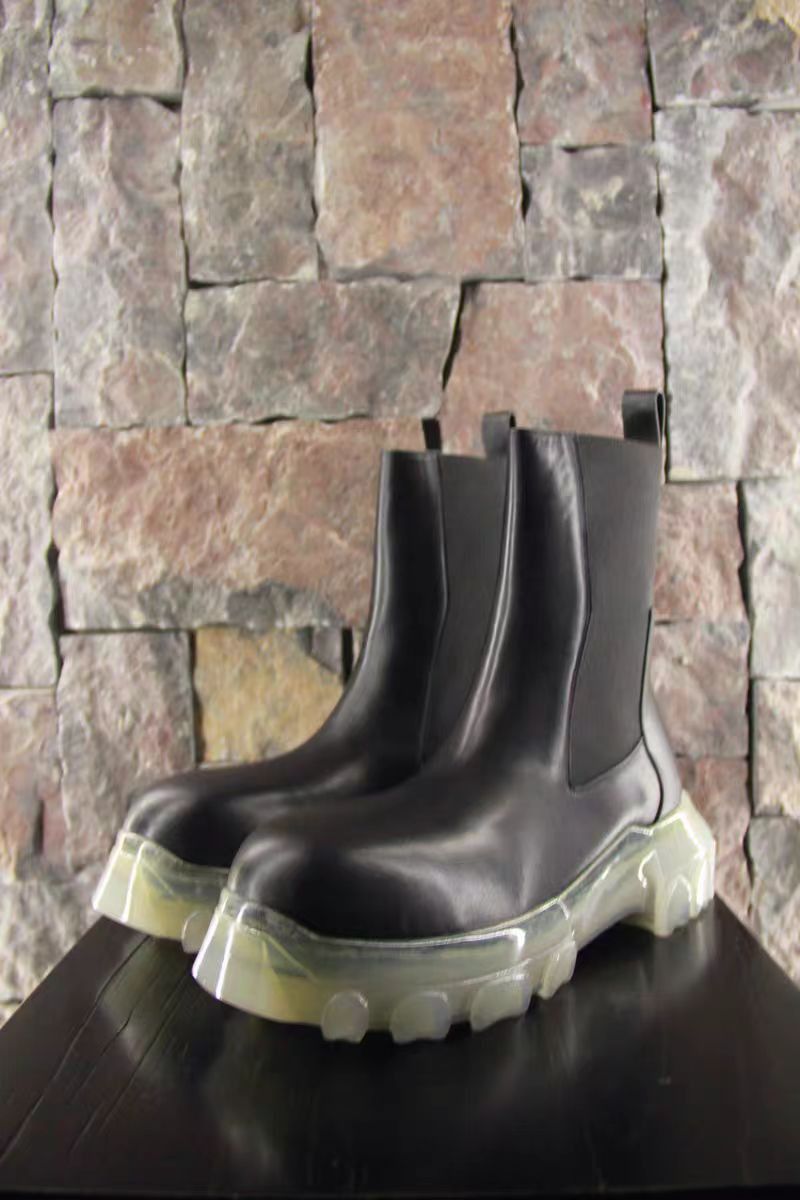 Rick Owens Rick Owens Men's Black Sleeve Chelsea Boots Size US 8 / EU 41 - 1 Thumbnail