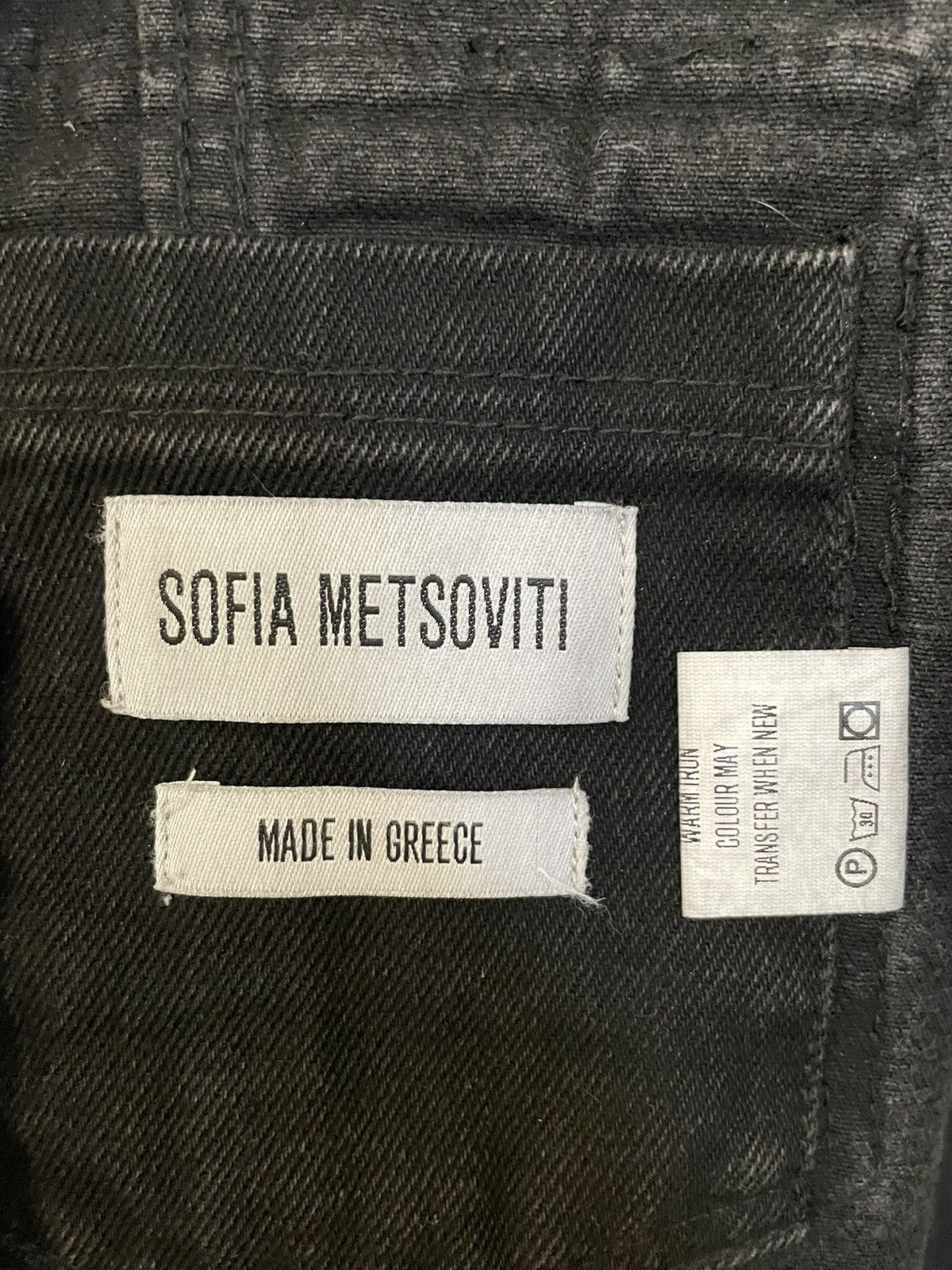 Other Sofia Metsoviti AW 2016 Black Denim Jacket Size US M / EU 48-50 / 2 - 10 Thumbnail
