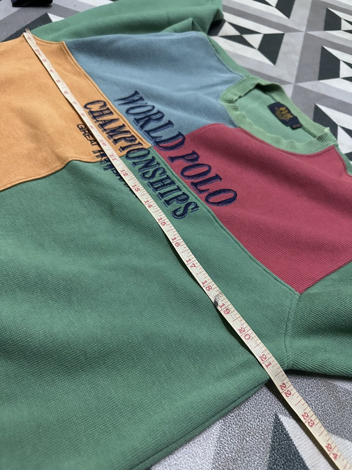 Polo Ralph Lauren world Polo championship great britain multicolor sweatshirt Size US M / EU 48-50 / 2 - 8 Thumbnail