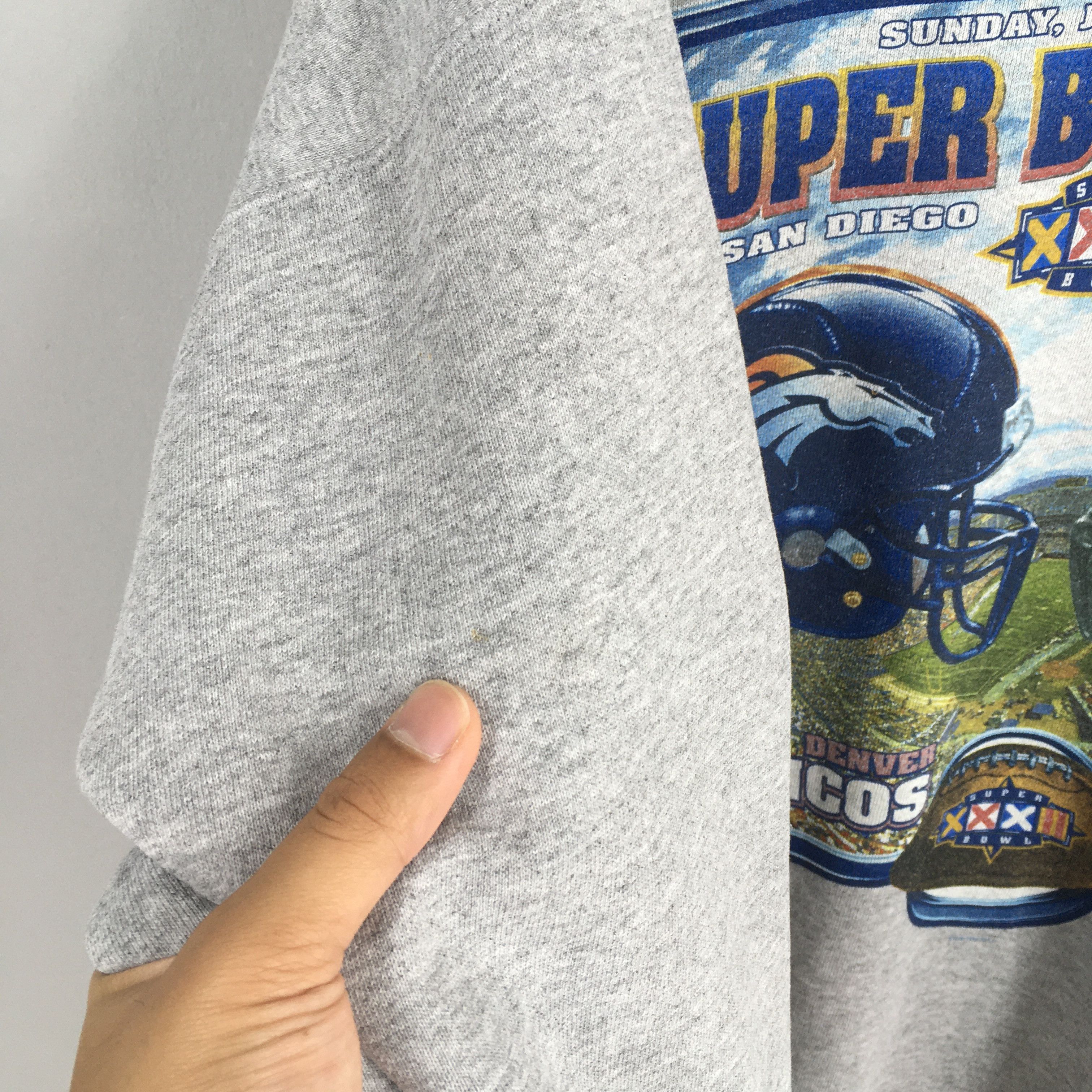 NFL × Starter × Vintage Vintage 90s Super Bowl XXXII Champion Nfl Sweatshirt XLarge Size US XL / EU 56 / 4 - 6 Thumbnail