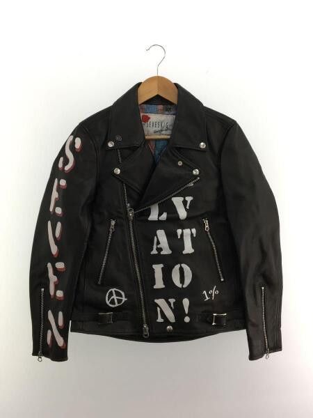 Hysteric Glamour SEVISKIG graffiti leather jacket Size US M / EU 48-50 / 2 - 5 Thumbnail