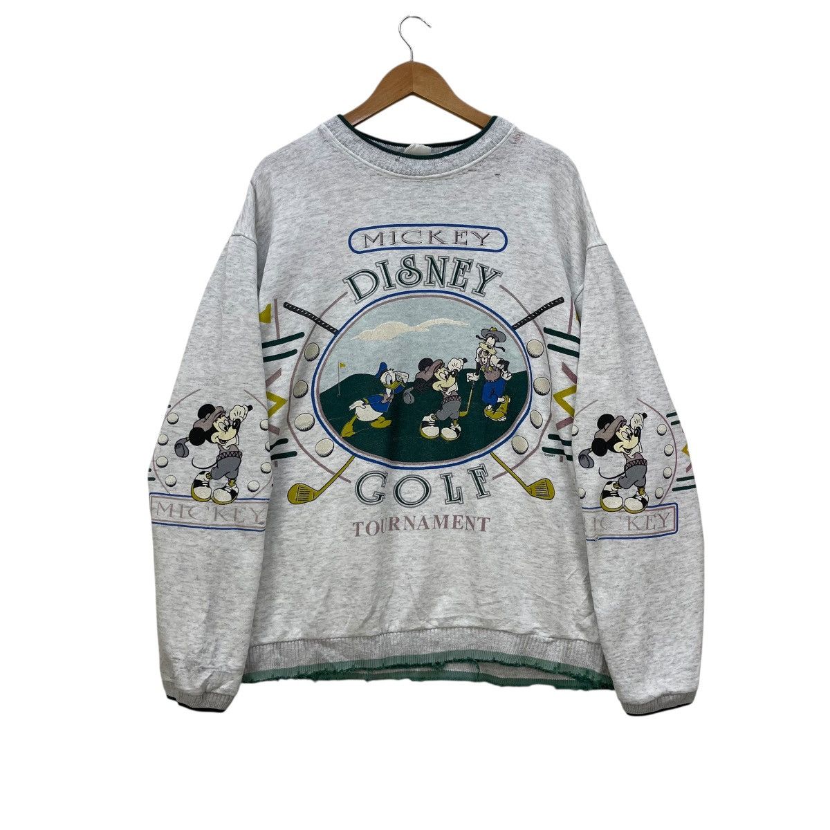 Mickey Mouse 💥Vintage 90s Mickey Mouse Disney Golf Tournament Crewneck Size US M / EU 48-50 / 2 - 2 Thumbnail