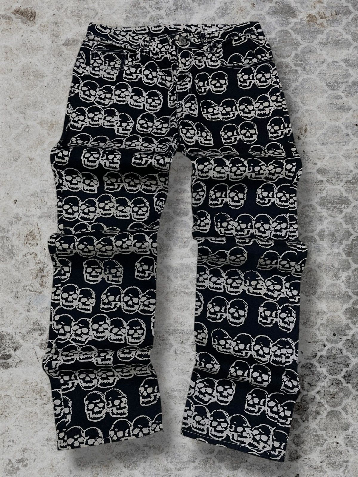 Vintage Og Japan Designer Hysteric Glamour Skull Punk Pant