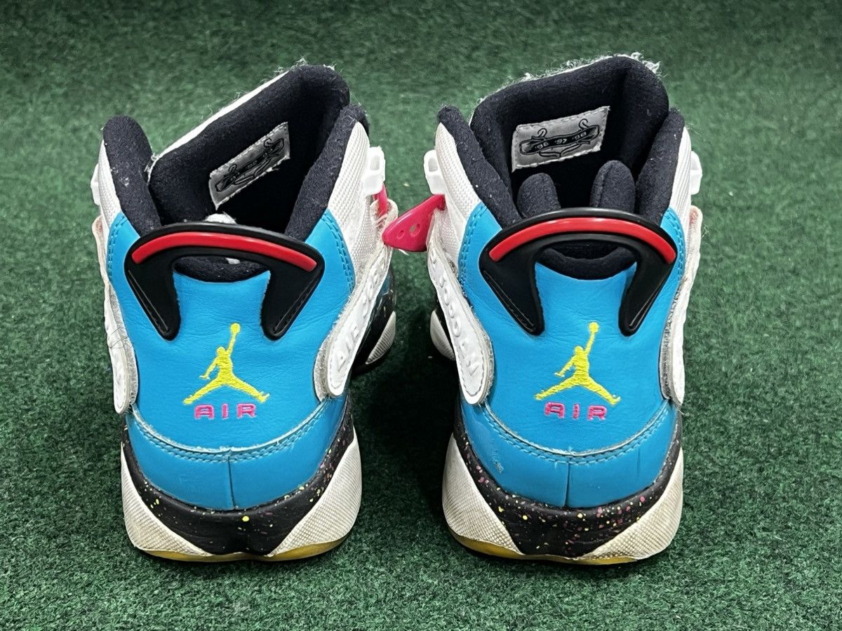 Jordan Brand 2019 Air Jordan 6 Rings South Beach Speckle GS Size US 7 / EU 40 - 5 Thumbnail