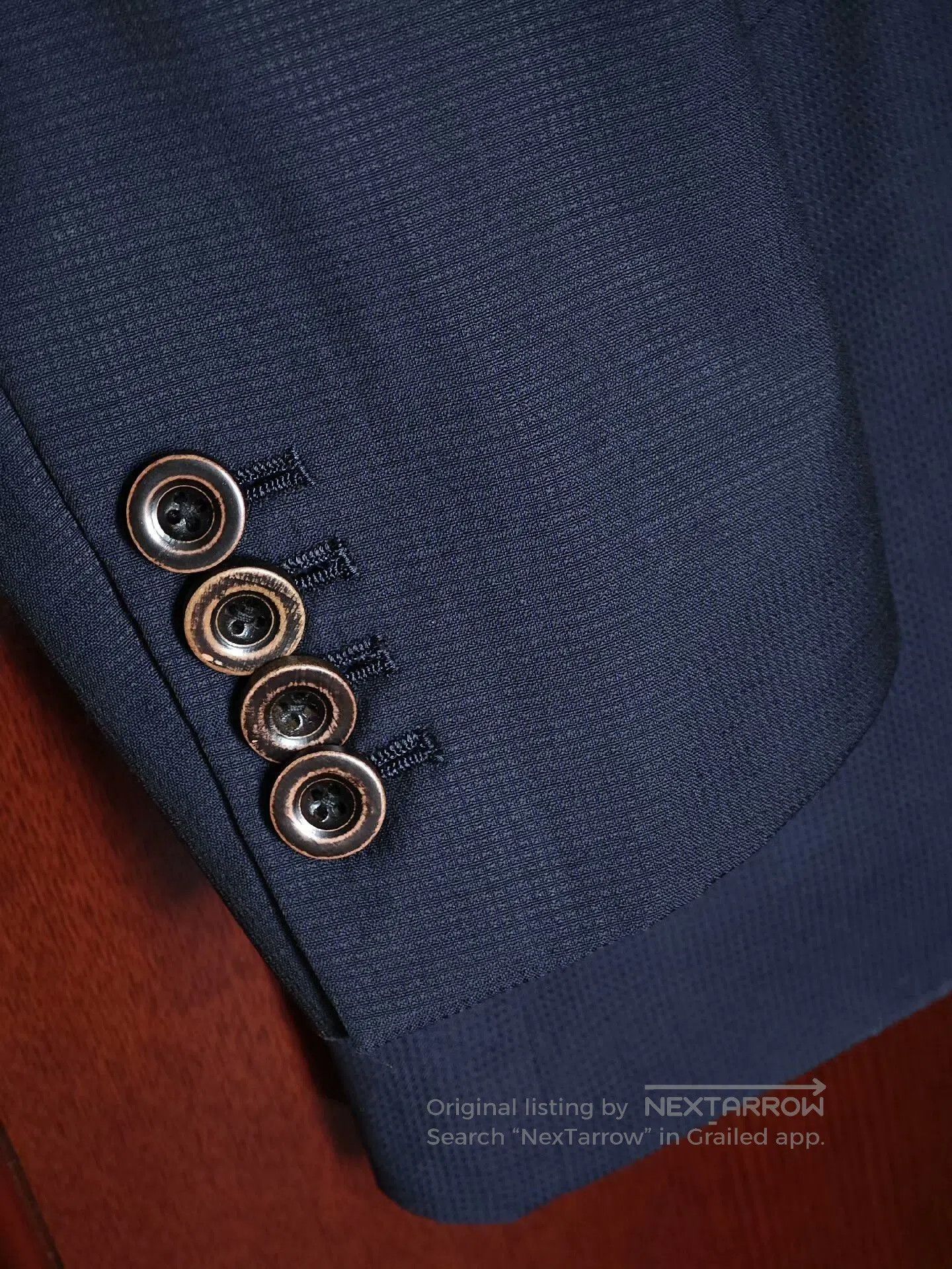 Japanese Brand Italian Reda Wool Blazer Custom Suit. Size US M / EU 48-50 / 2 - 7 Thumbnail