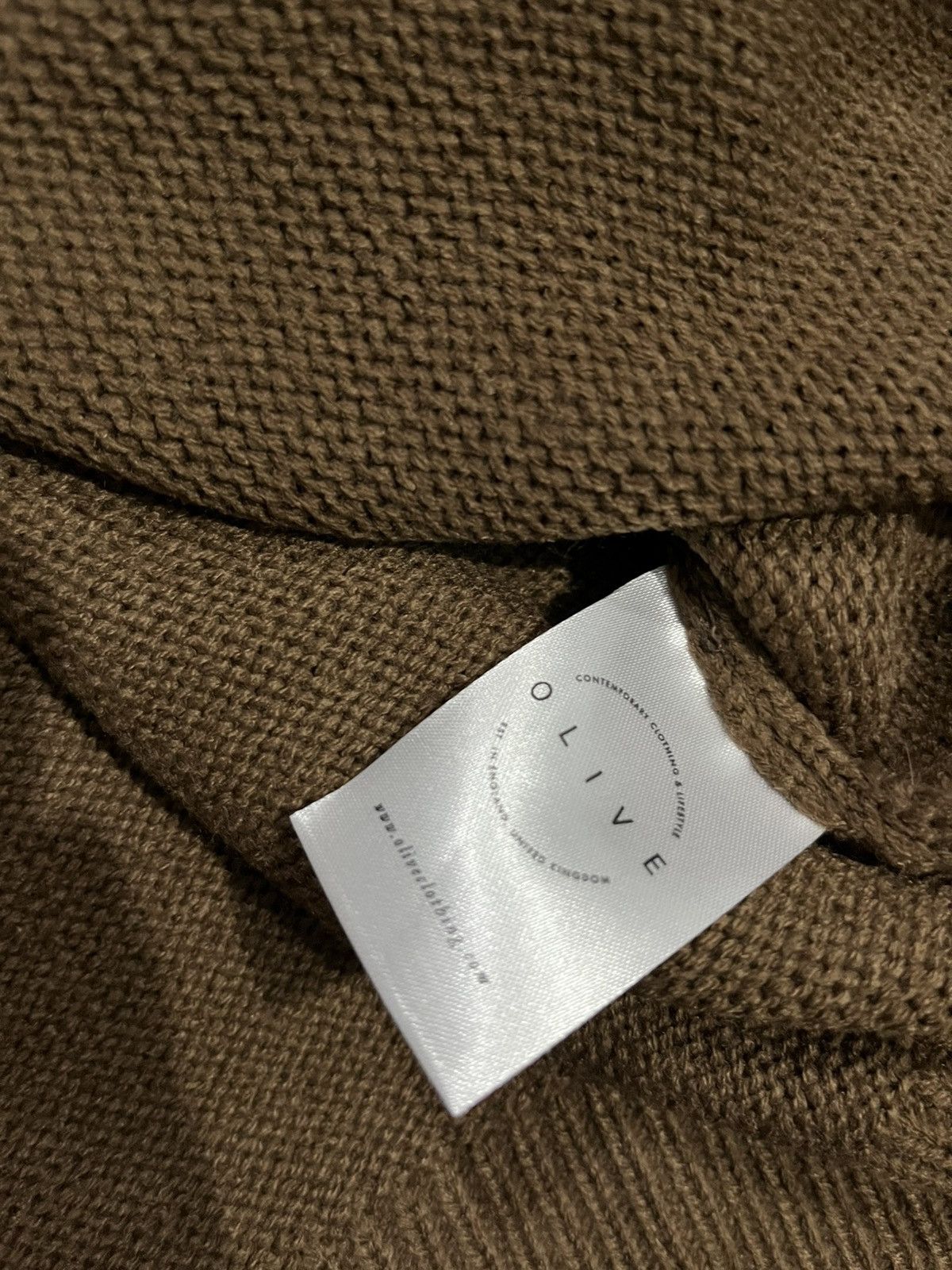 Olive Olive Clothing Crew-Neck Knit Jumper - Brown (One Size) Size US L / EU 52-54 / 3 - 5 Thumbnail