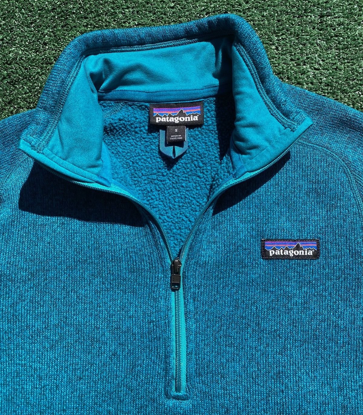 Patagonia Patagonia Better Sweater 1/4 Zip Jacket Teal Blue Small Size S / US 4 / IT 40 - 4 Thumbnail