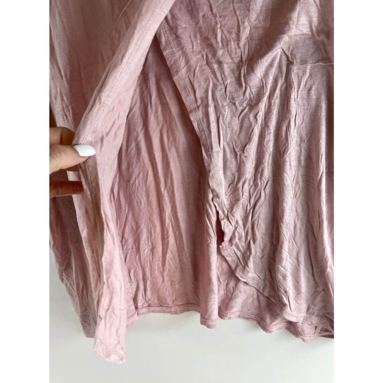 Vintage Stunner California T-Shirt Women's XL Pink Wrap Back Short Sleeve NWT Size XL / US 12-14 / IT 48-50 - 4 Thumbnail