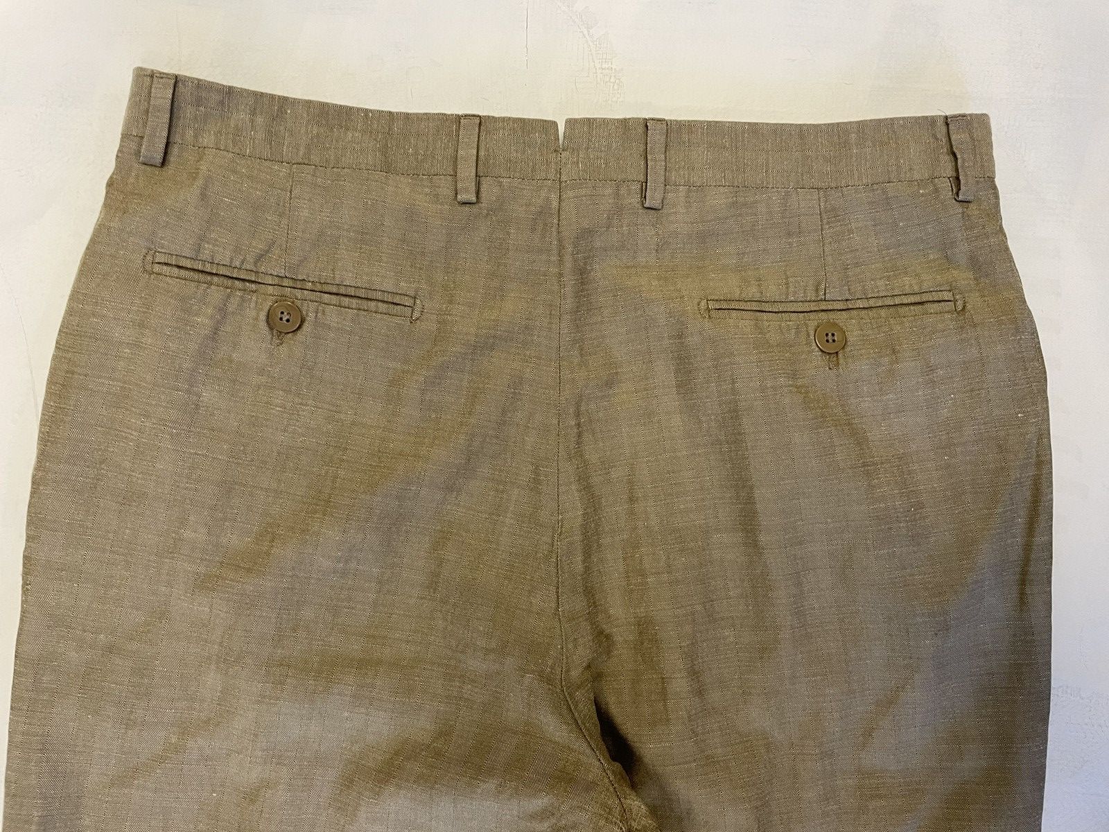 Luciano Barbera Luxurious Quad-blend Flat Front Trouser Size US 34 / EU 50 - 8 Thumbnail