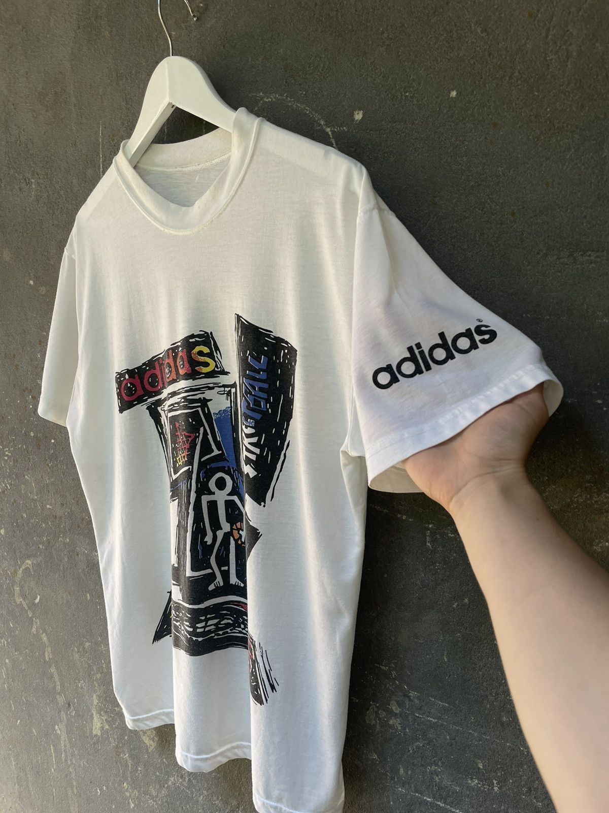Adidas × Vintage Adidas 90s T-Shirt Streetball Vintage Size US M / EU 48-50 / 2 - 3 Thumbnail