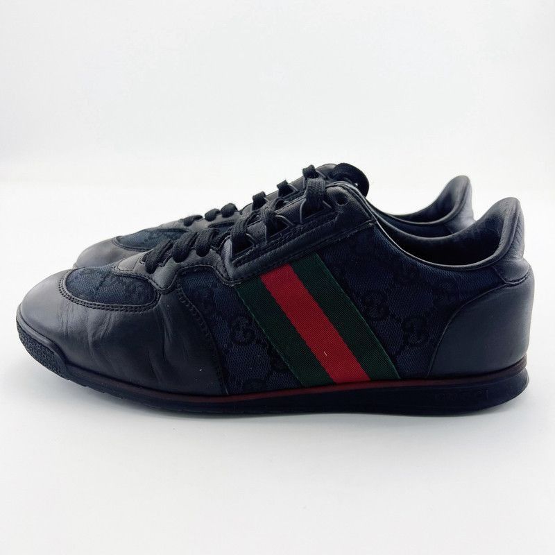 Gucci Black Mesh Casual Sneakers