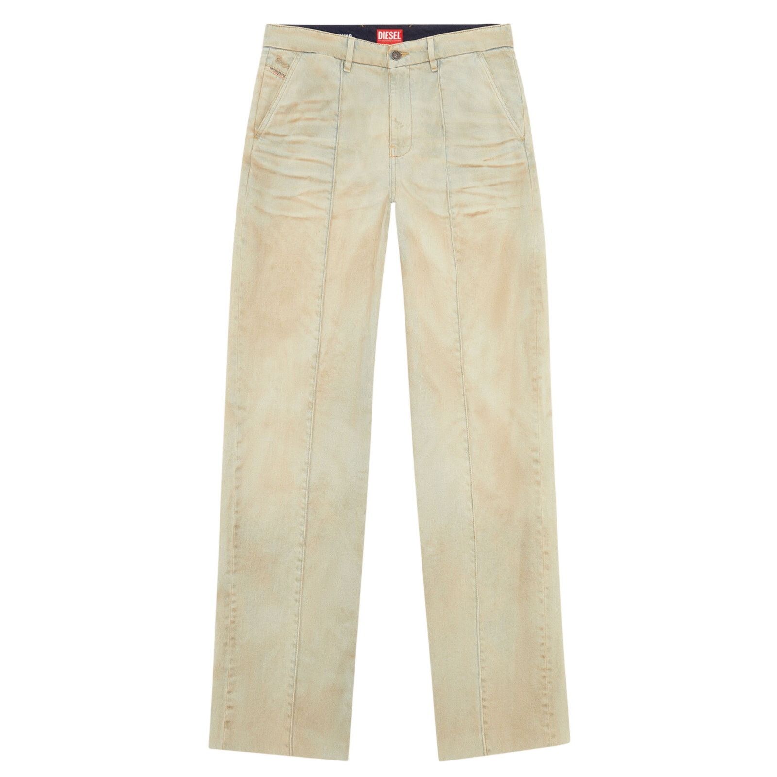 Diesel Relaxed Jeans D-Chino-Work 0jgas Size 29 Dusty Blue