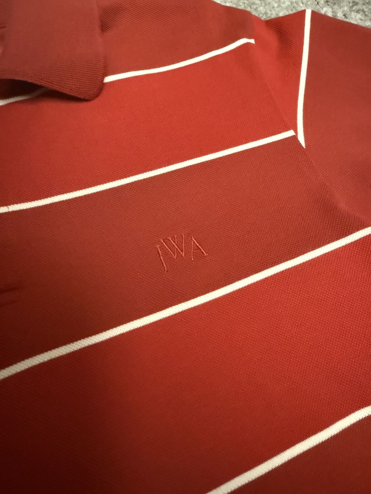 JW Anderson × Uniqlo JW Anderson x Uniqlo Red Cropped Polo Size US XS / EU 42 / 0 - 4 Thumbnail