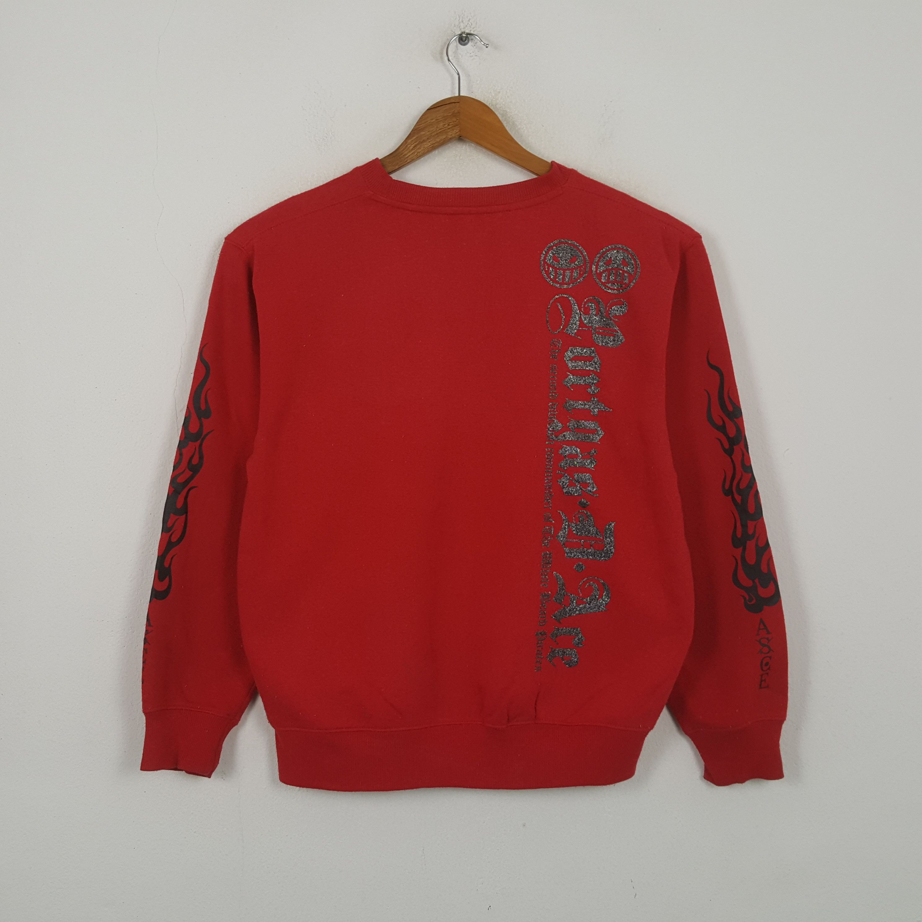 One Piece Vintage One Piece Zoro Japan Animated Sweatshirt RR12 Size US L / EU 52-54 / 3 - 3 Thumbnail