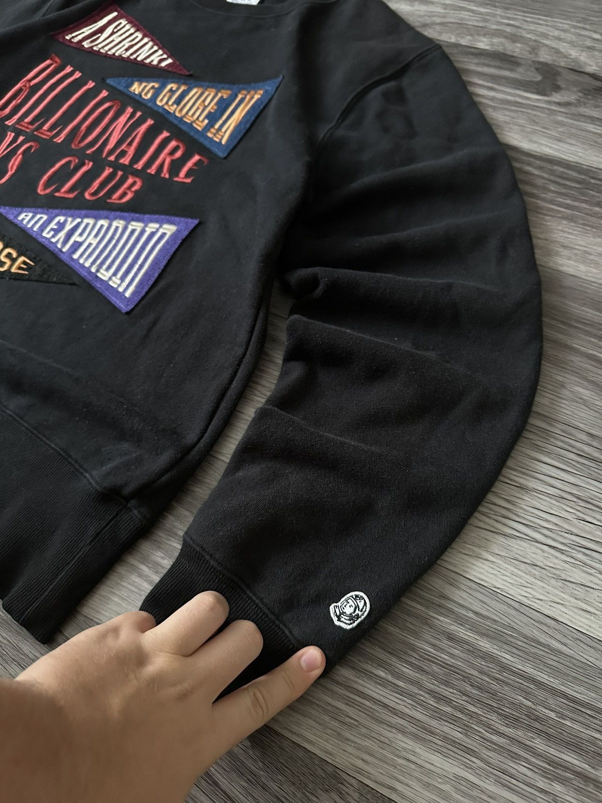 Billionaire Boys Club Billionaire Boys Club Black Spellout Crewneck sweatshirt hyp Size US M / EU 48-50 / 2 - 4 Thumbnail